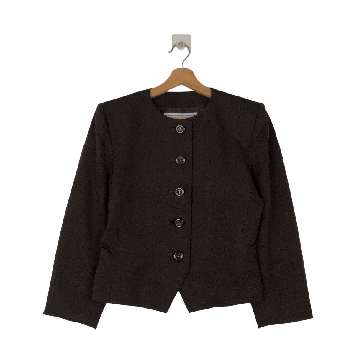 Yves Saint Laurent VINTAGE CROPPED COATS JACKET YVES SAINT LAURENT Size XXS / US 00 / IT 34 - 1 Thumbnail