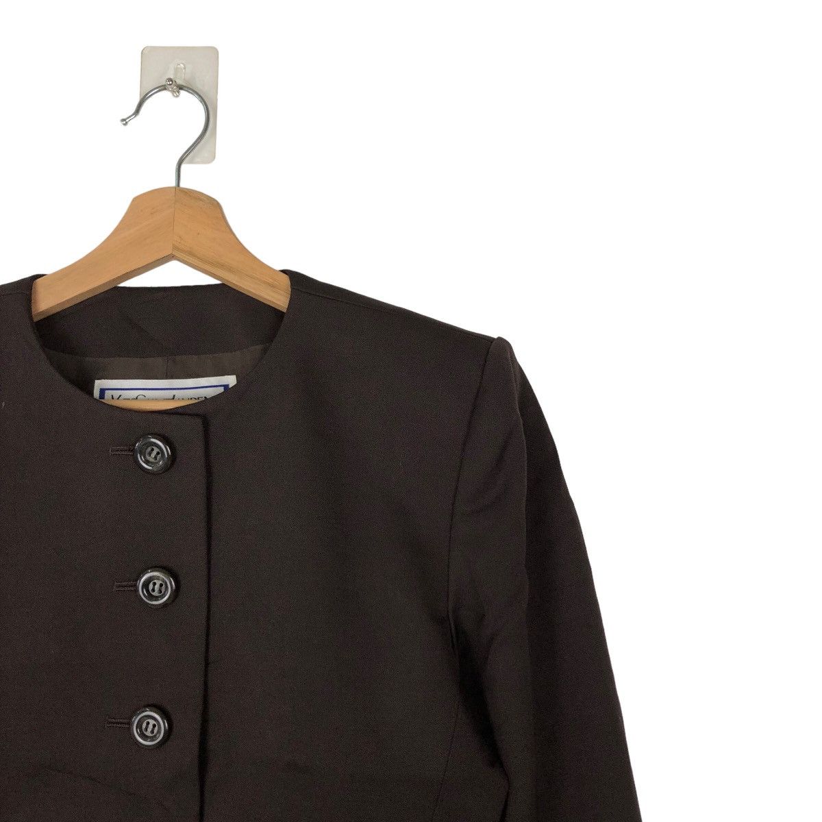 Yves Saint Laurent VINTAGE CROPPED COATS JACKET YVES SAINT LAURENT Size XXS / US 00 / IT 34 - 5 Thumbnail