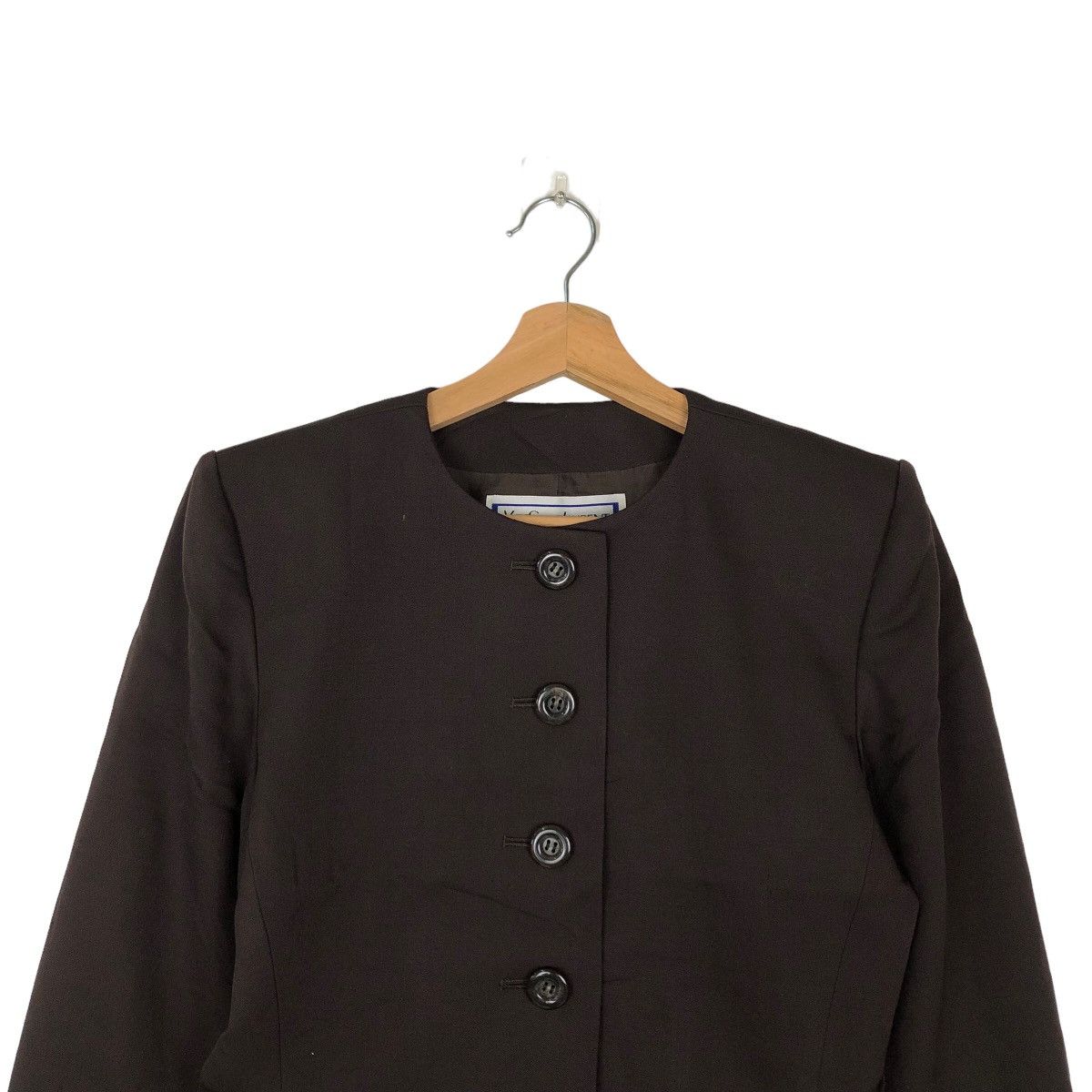 Yves Saint Laurent VINTAGE CROPPED COATS JACKET YVES SAINT LAURENT Size XXS / US 00 / IT 34 - 2 Thumbnail