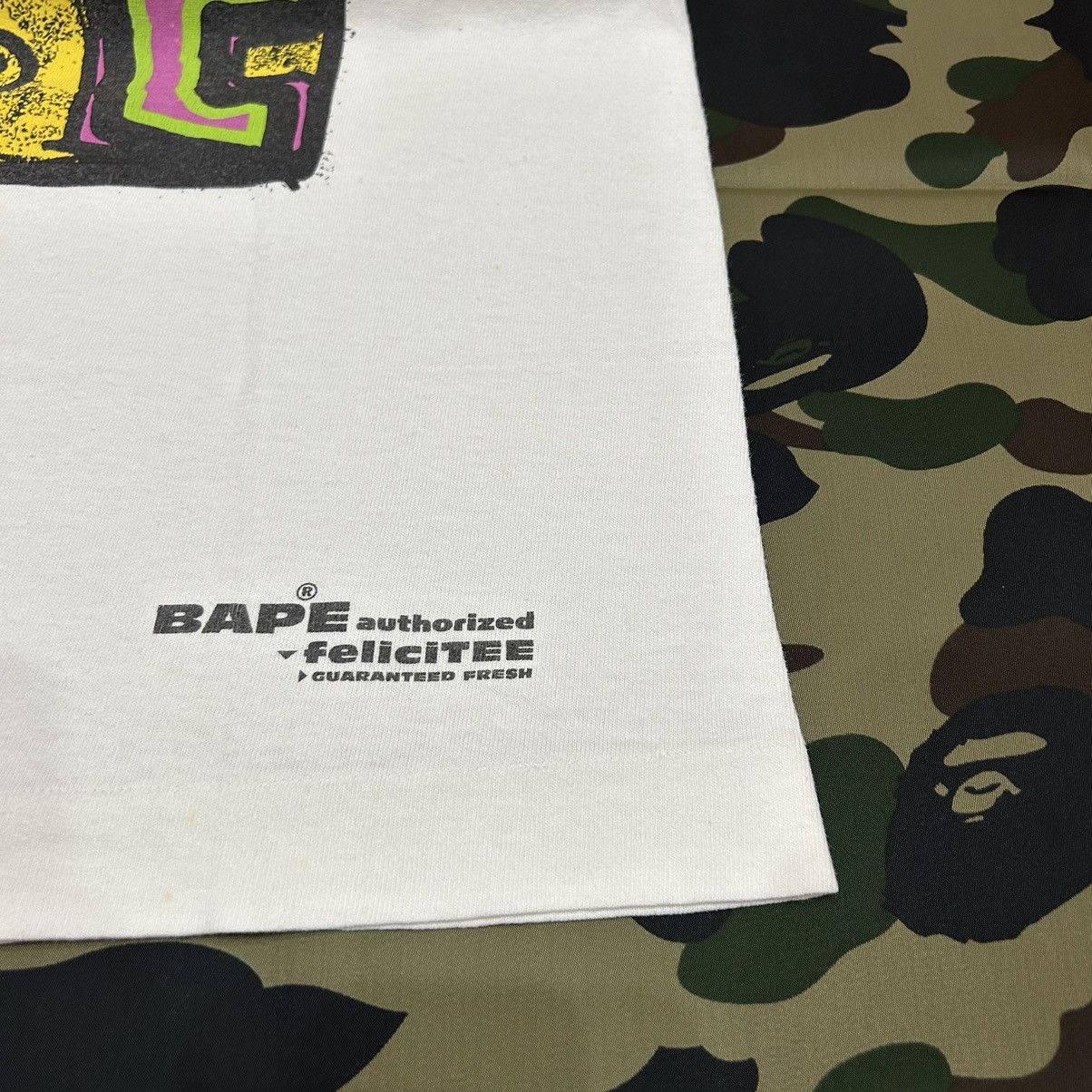 Bape A Bathing Ape Happy Mondays Tee Size US S / EU 44-46 / 1 - 5 Thumbnail