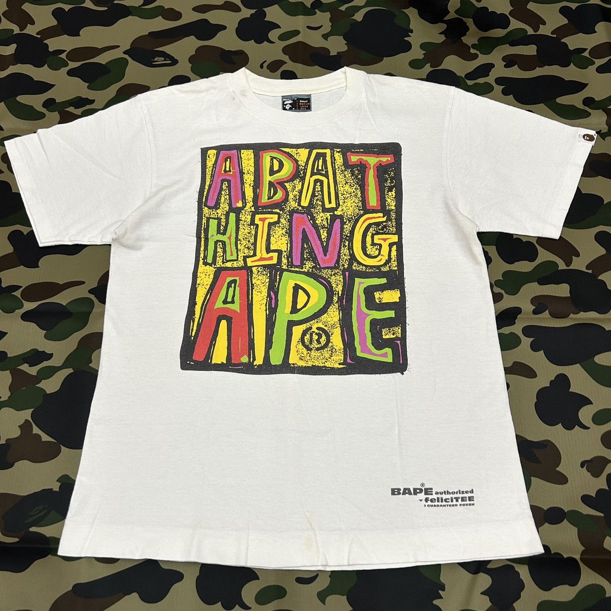 Bape A Bathing Ape Happy Mondays Tee Size US S / EU 44-46 / 1 - 1 Thumbnail