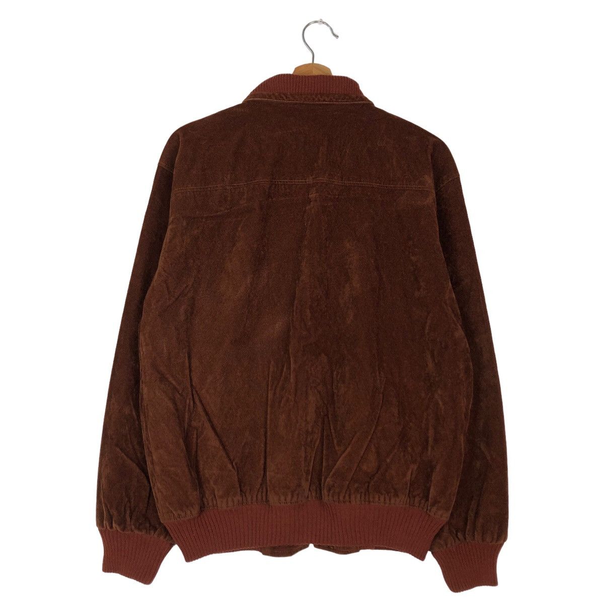 Japanese Brand VINTAGE SOFT LEATHER JACKET BOMBER SING ACE JAPAN MADE Size US L / EU 52-54 / 3 - 7 Thumbnail