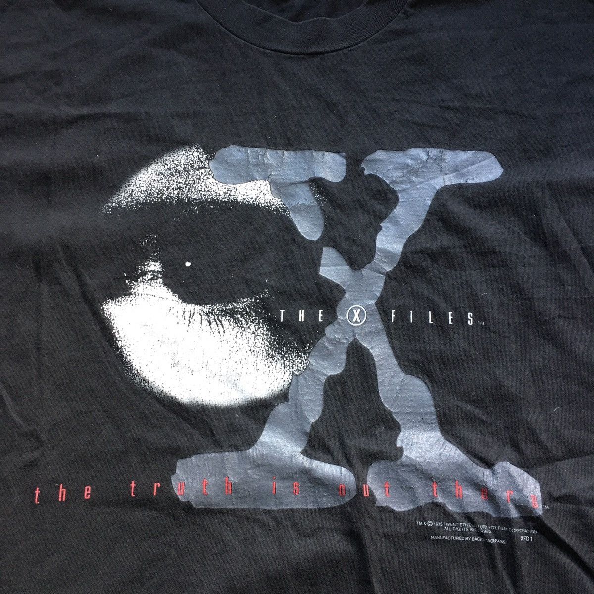 Vintage Vintage 90s 1995 X Files Tv Show Graphic T Shirt XL Rare Size US XL / EU 56 / 4 - 3 Thumbnail