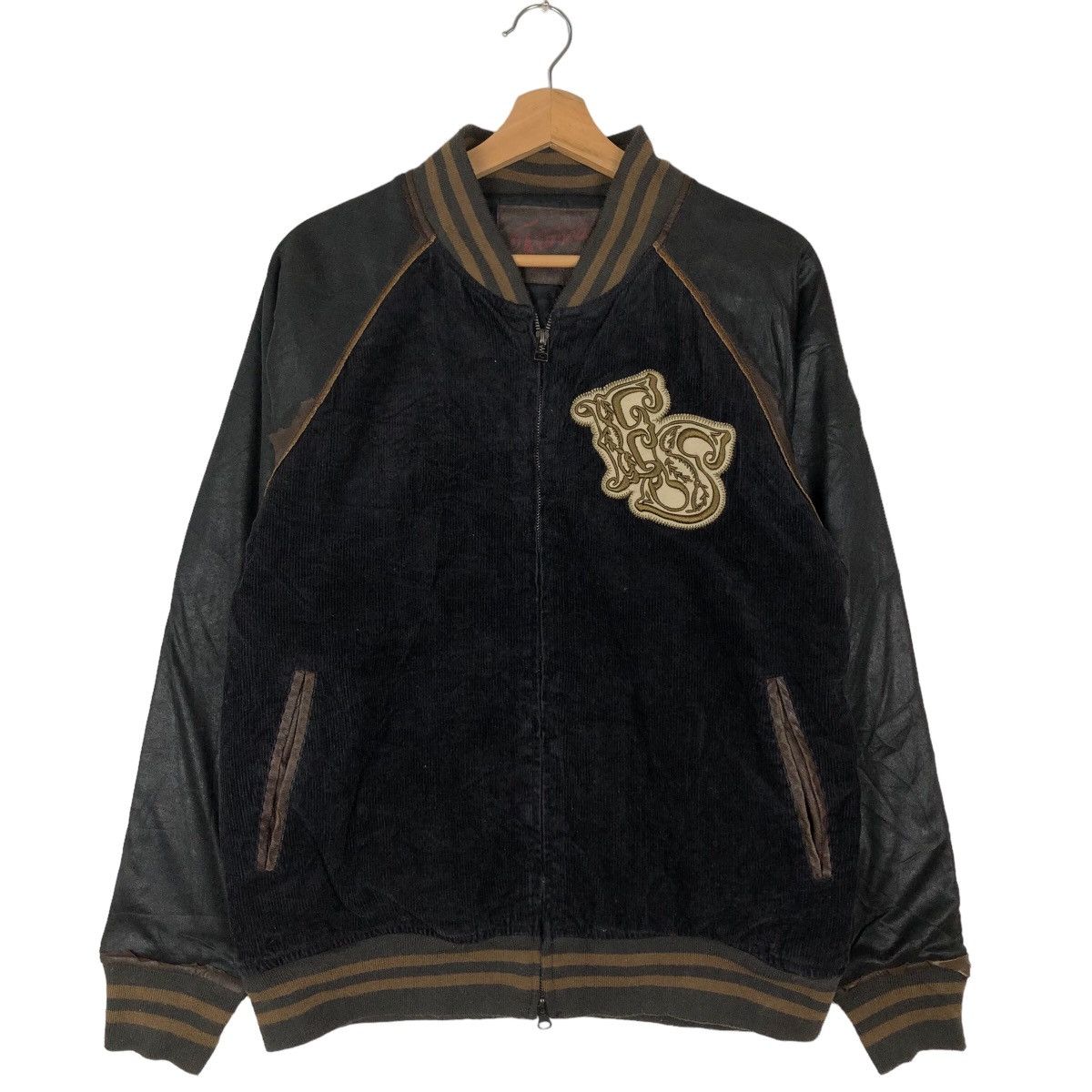 Japanese Brand VINTAGE VARSITY JACKET BIG LOGO SPELL OUT PUNK STREETWEAR Size US M / EU 48-50 / 2 - 1 Thumbnail
