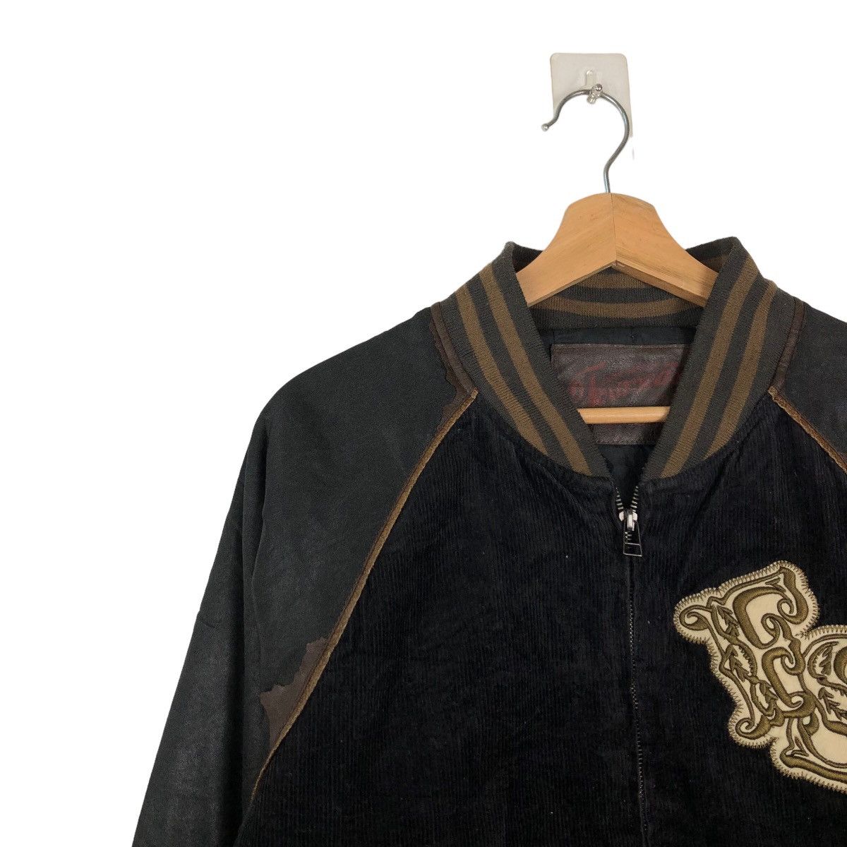 Japanese Brand VINTAGE VARSITY JACKET BIG LOGO SPELL OUT PUNK STREETWEAR Size US M / EU 48-50 / 2 - 6 Thumbnail