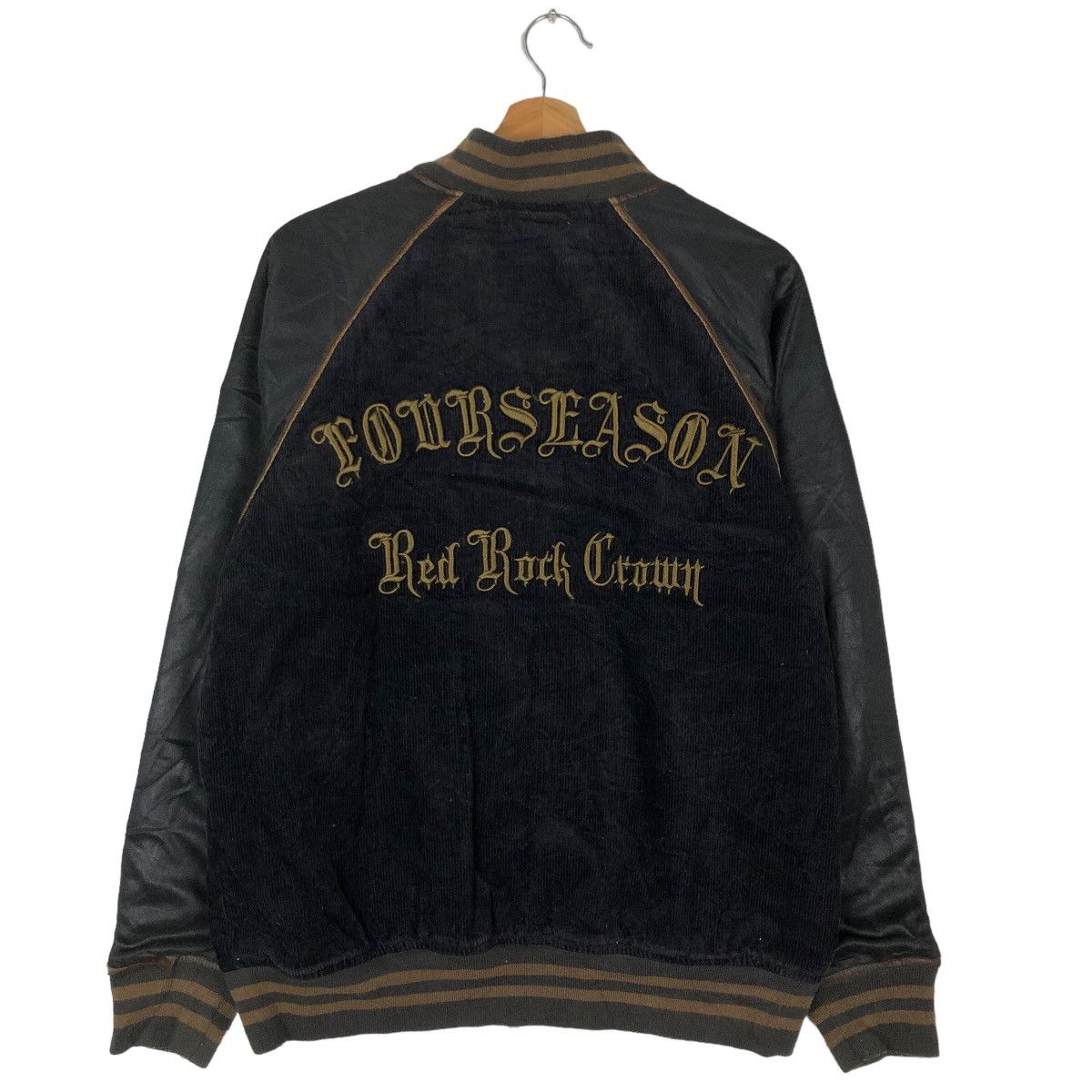 Japanese Brand VINTAGE VARSITY JACKET BIG LOGO SPELL OUT PUNK STREETWEAR Size US M / EU 48-50 / 2 - 7 Thumbnail