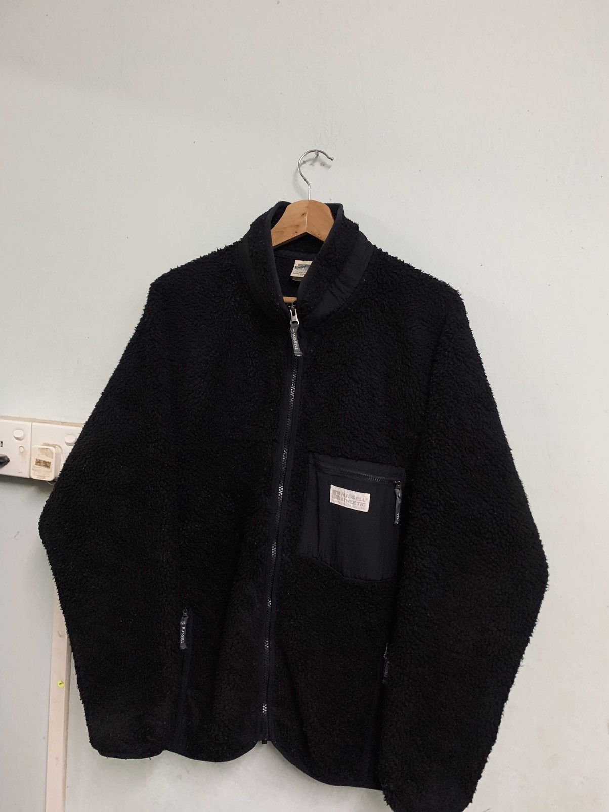 Beams Plus 👹RUSSELL ATHLETIC X BEAMS FLEECE JACKET Size US L / EU 52-54 / 3 - 7 Thumbnail
