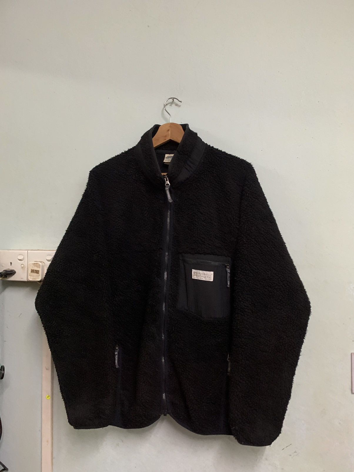 Beams Plus 👹RUSSELL ATHLETIC X BEAMS FLEECE JACKET Size US L / EU 52-54 / 3 - 3 Thumbnail