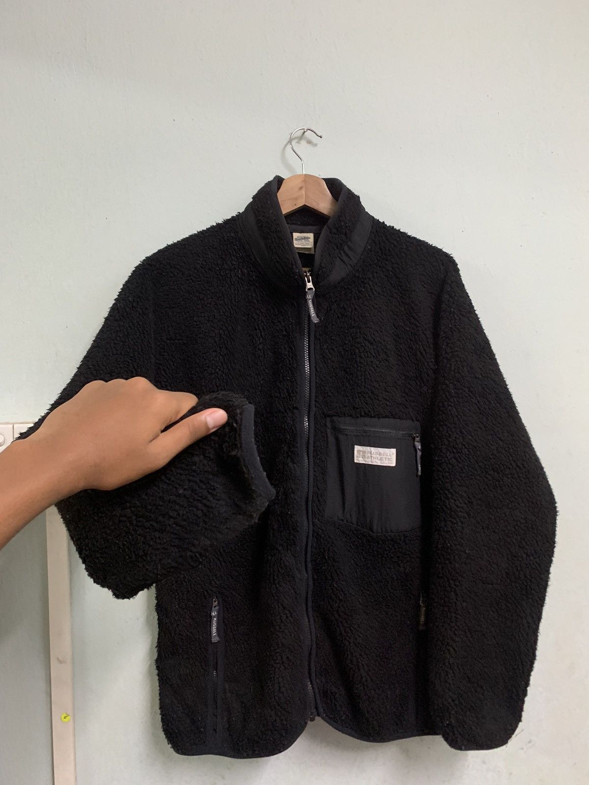 Beams Plus 👹RUSSELL ATHLETIC X BEAMS FLEECE JACKET Size US L / EU 52-54 / 3 - 9 Thumbnail