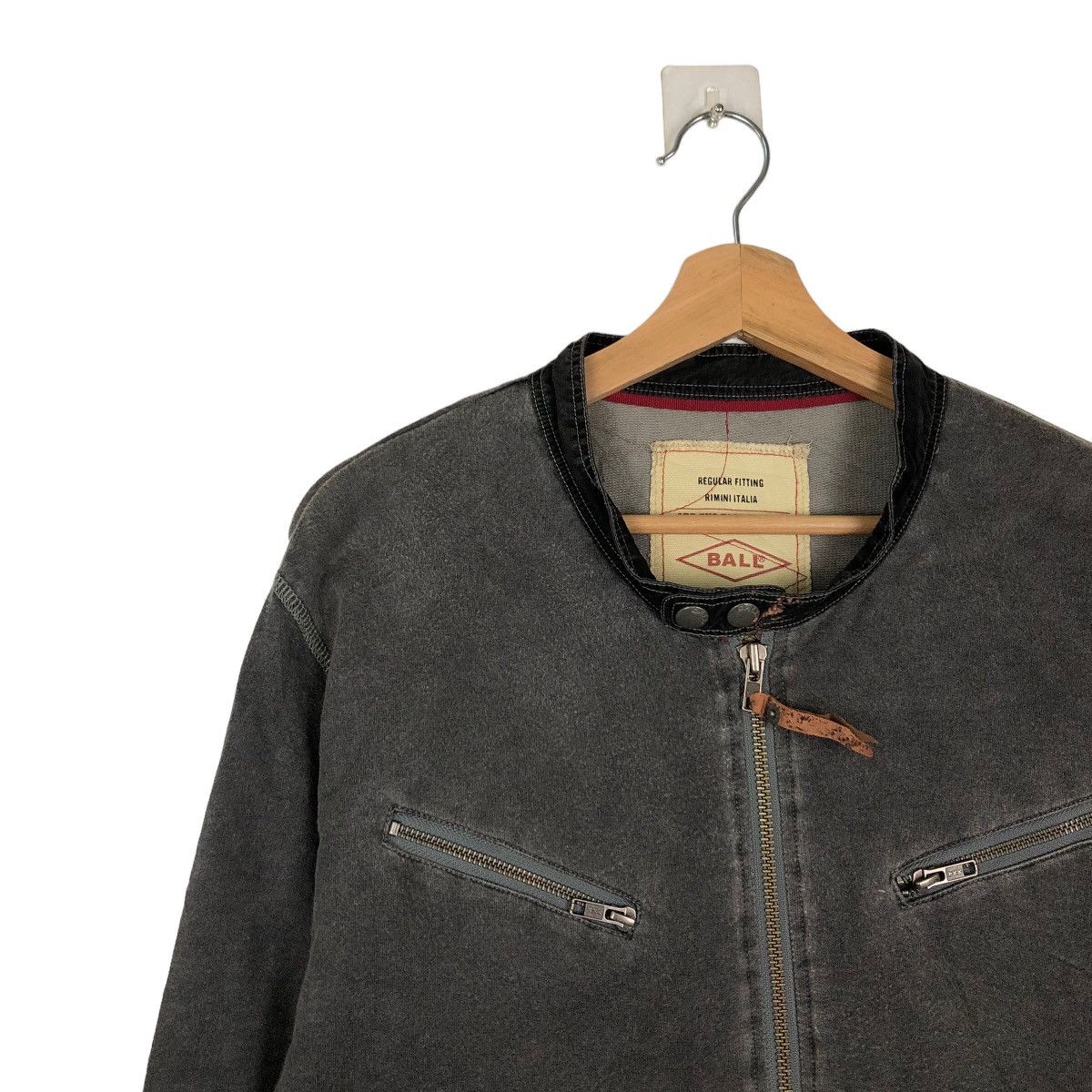 Japanese Brand VINTAGE BIKER JACKET BALL INSPIRED SCHOTT PERFECTO Size US XL / EU 56 / 4 - 6 Thumbnail