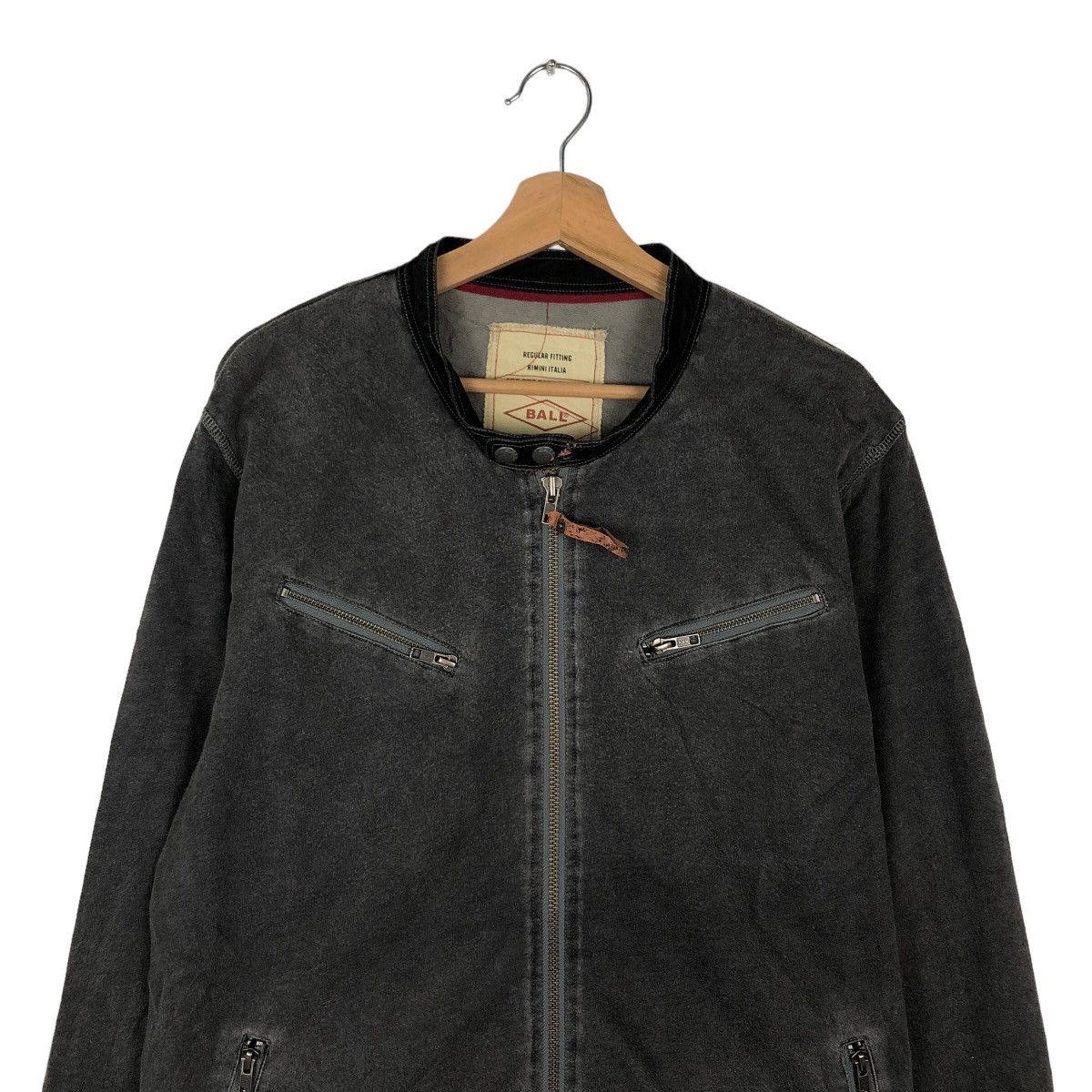 Japanese Brand VINTAGE BIKER JACKET BALL INSPIRED SCHOTT PERFECTO Size US XL / EU 56 / 4 - 2 Thumbnail