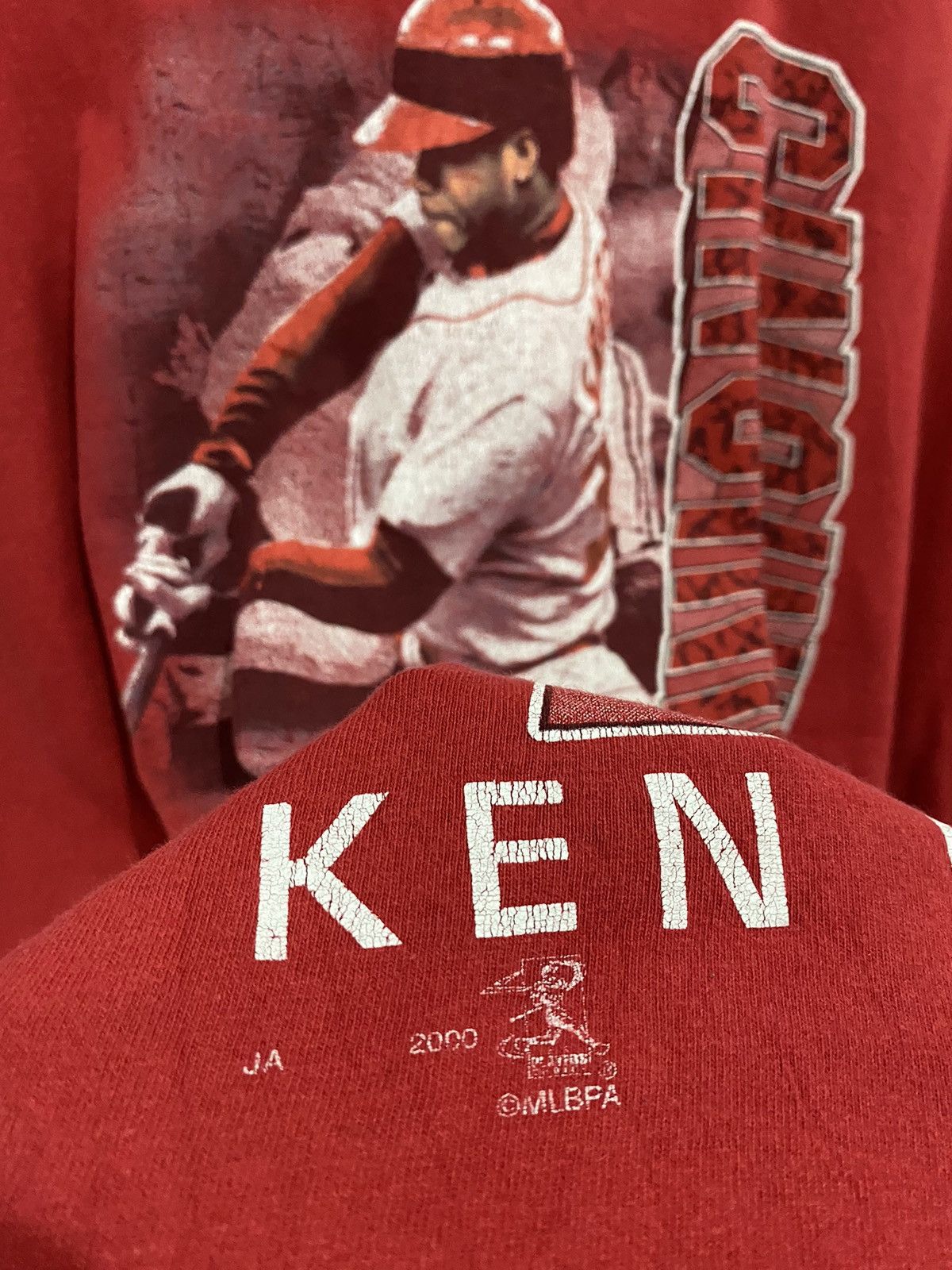 Vintage Vintage 2000 MLB Cincinnati Ken Griffey Jr Size US XXL / EU 58 / 5 - 4 Thumbnail