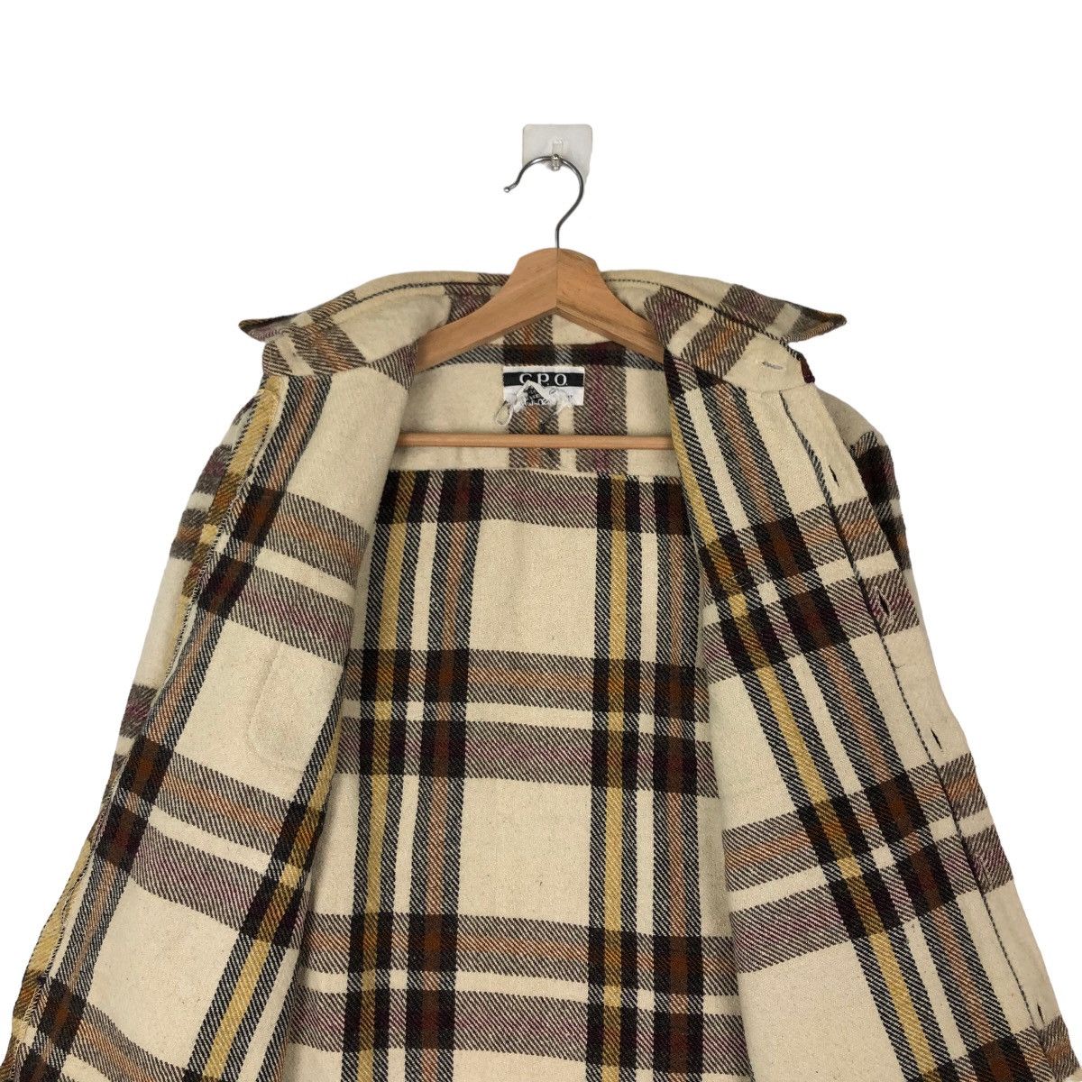 Japanese Brand VINTAGE CPO JAPAN MADE WOOL JACKET TARTAN DESIGN Size US M / EU 48-50 / 2 - 11 Thumbnail