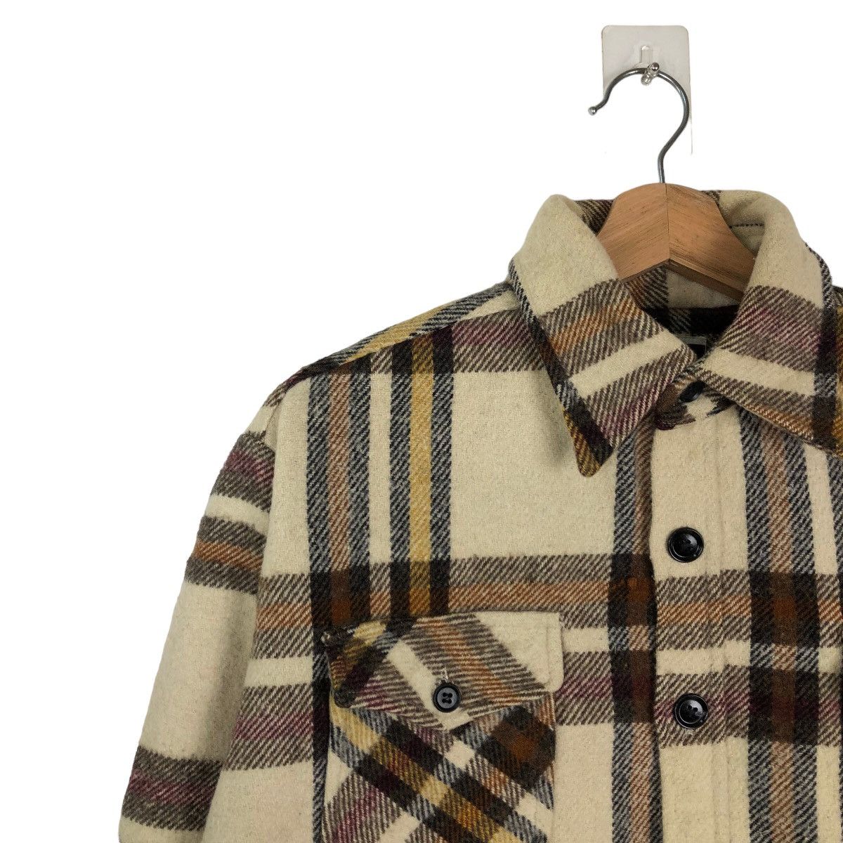 Japanese Brand VINTAGE CPO JAPAN MADE WOOL JACKET TARTAN DESIGN Size US M / EU 48-50 / 2 - 6 Thumbnail
