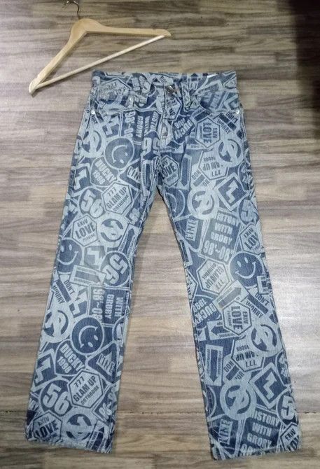 image of Co&lu Flared Jeans Inspired Hysteric Glamour/kapital in Blue, Men's (Size 31)