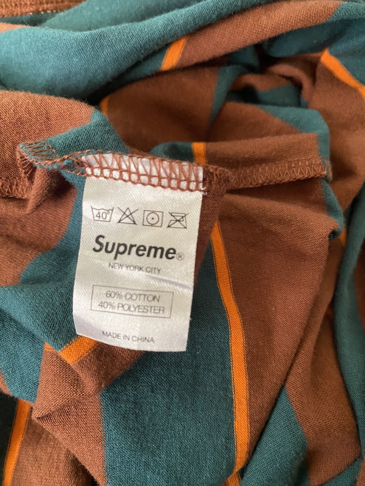 Supreme Supreme Multicolor Striped Shirt Size US M / EU 48-50 / 2 - 6 Thumbnail