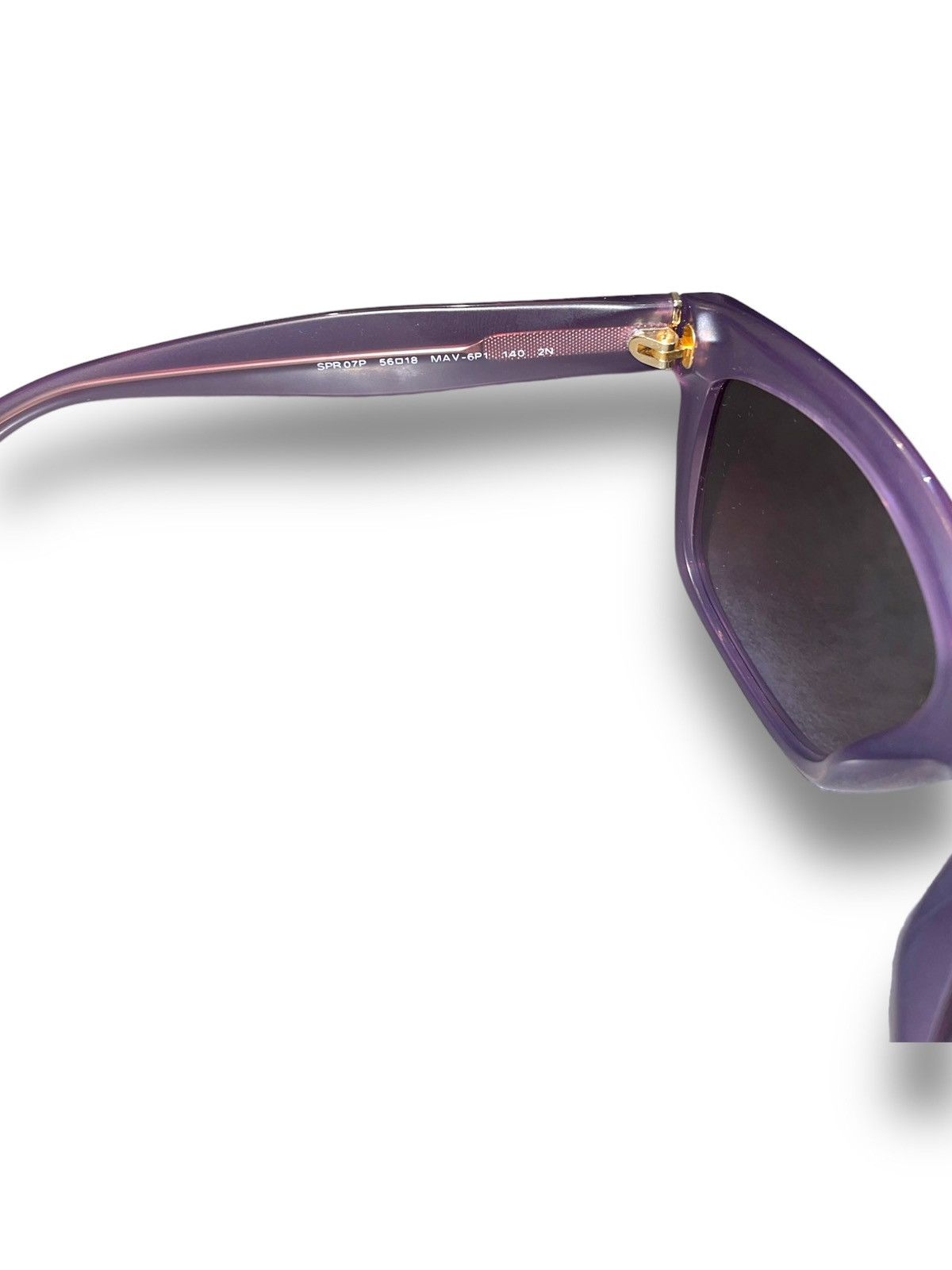 Prada Prada SPR07P MAV-6P1 Light Violet Sunglasses Size ONE SIZE - 10 Thumbnail
