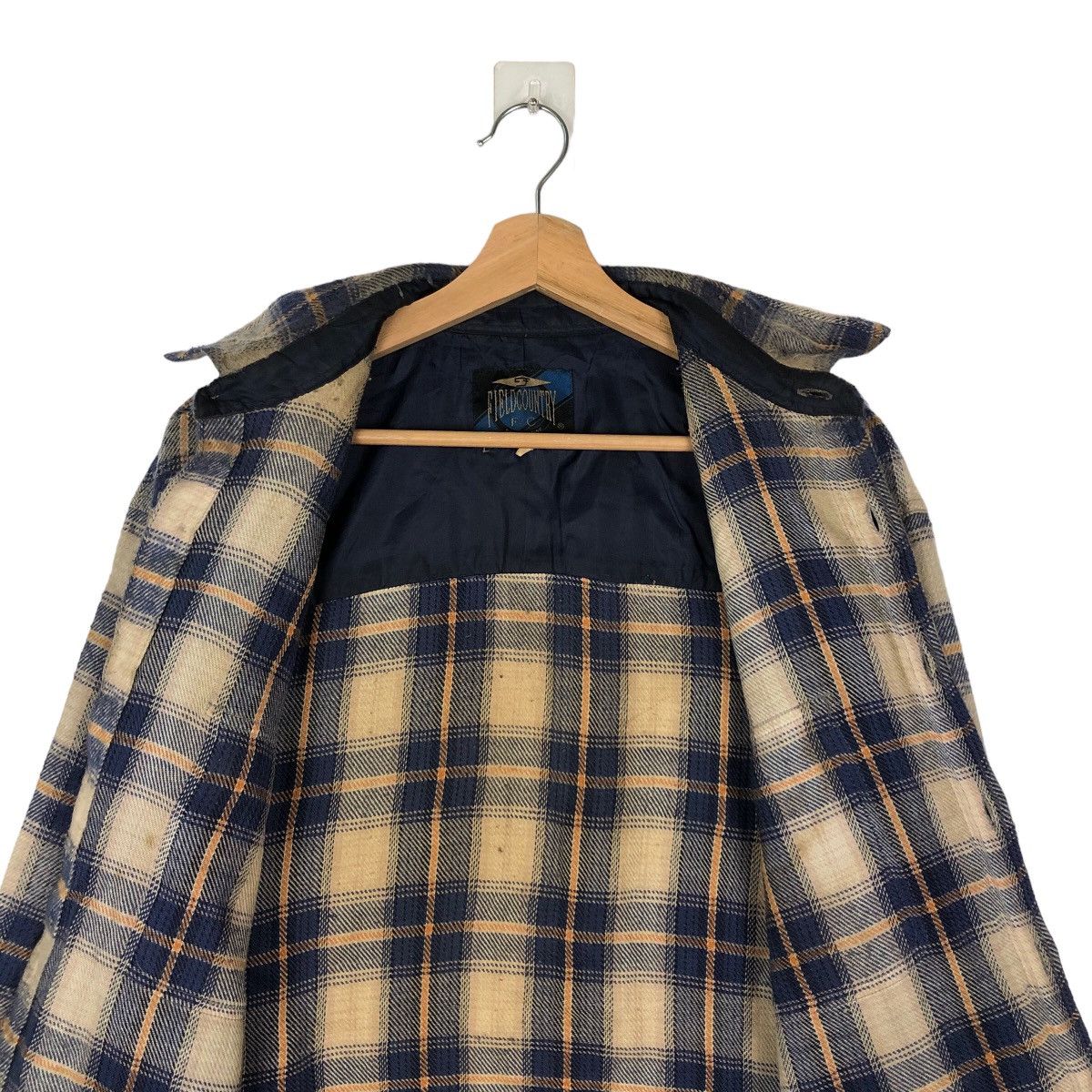 Japanese Brand VINTAGE FLANNEL JACKET TARTAN DESIGN FIELD COUNTRY Size US L / EU 52-54 / 3 - 11 Thumbnail