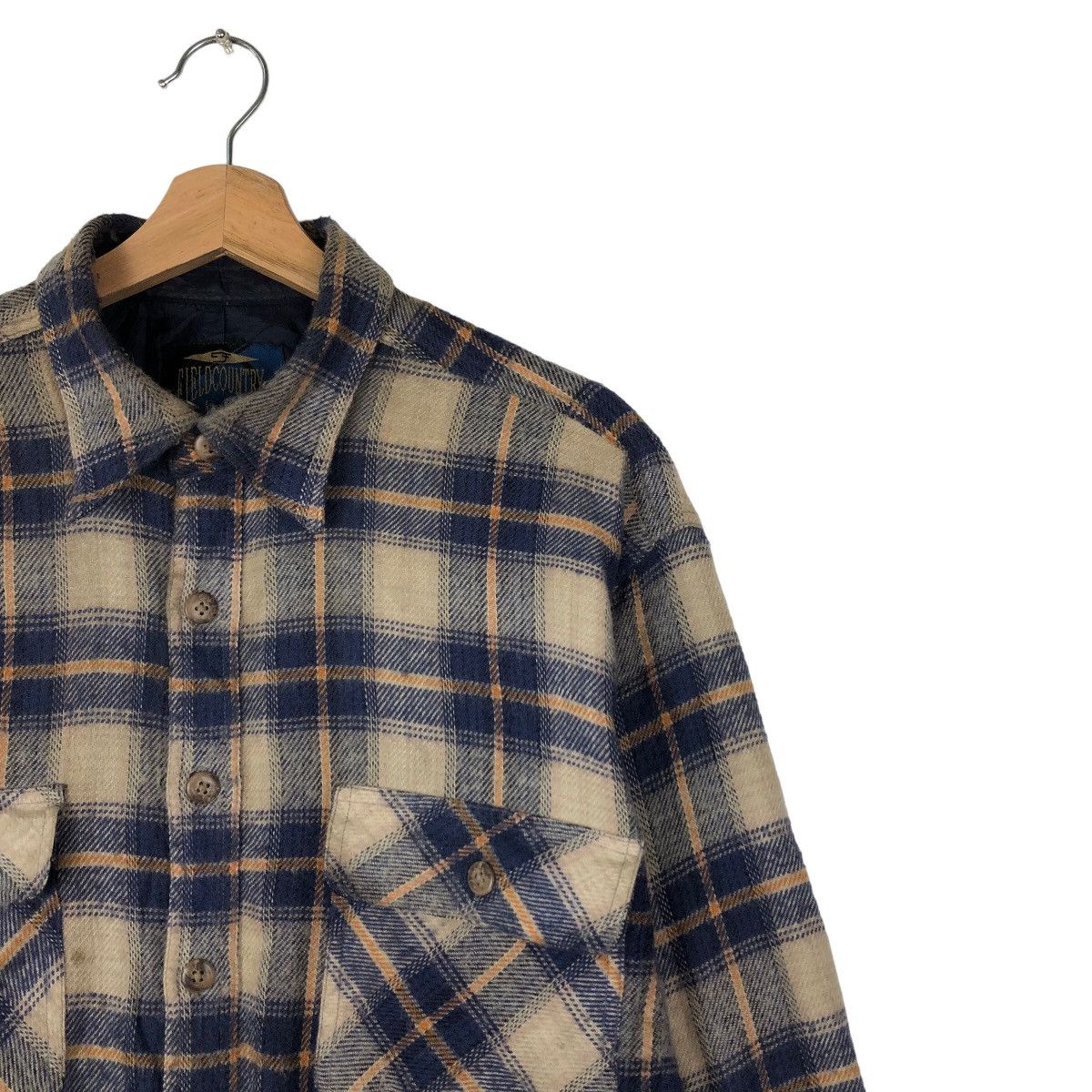 Japanese Brand VINTAGE FLANNEL JACKET TARTAN DESIGN FIELD COUNTRY Size US L / EU 52-54 / 3 - 5 Thumbnail