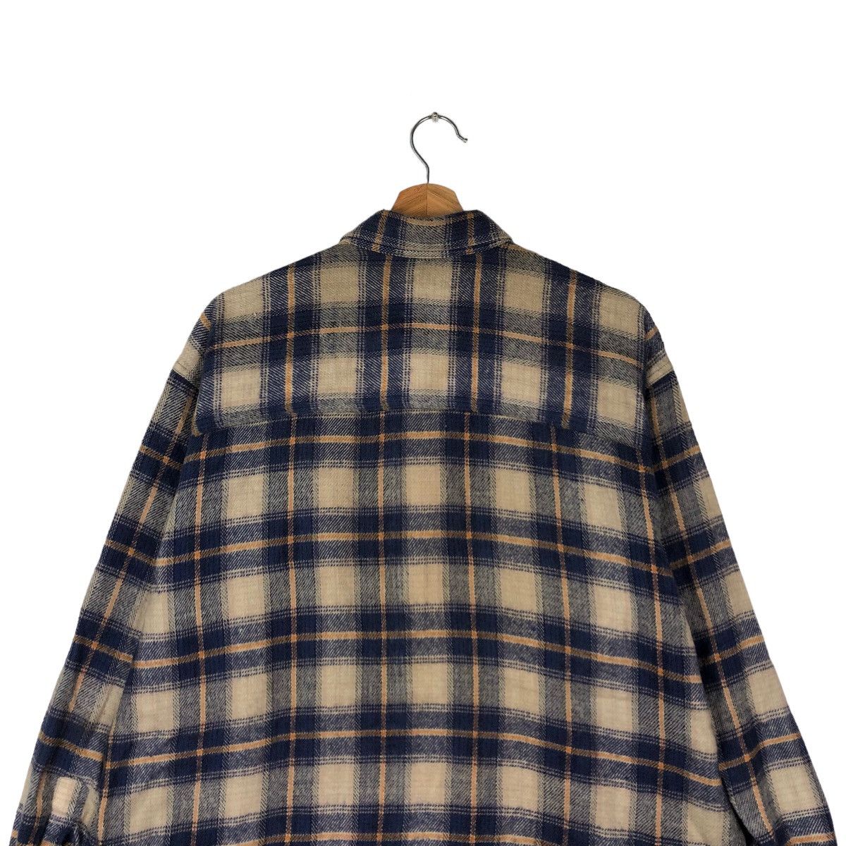 Japanese Brand VINTAGE FLANNEL JACKET TARTAN DESIGN FIELD COUNTRY Size US L / EU 52-54 / 3 - 8 Thumbnail