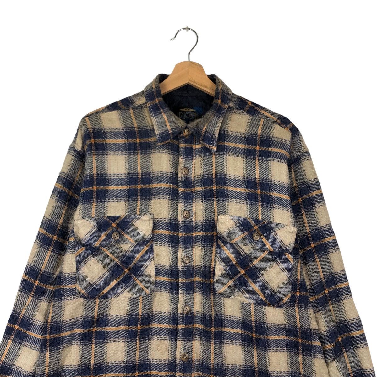 Japanese Brand VINTAGE FLANNEL JACKET TARTAN DESIGN FIELD COUNTRY Size US L / EU 52-54 / 3 - 2 Thumbnail