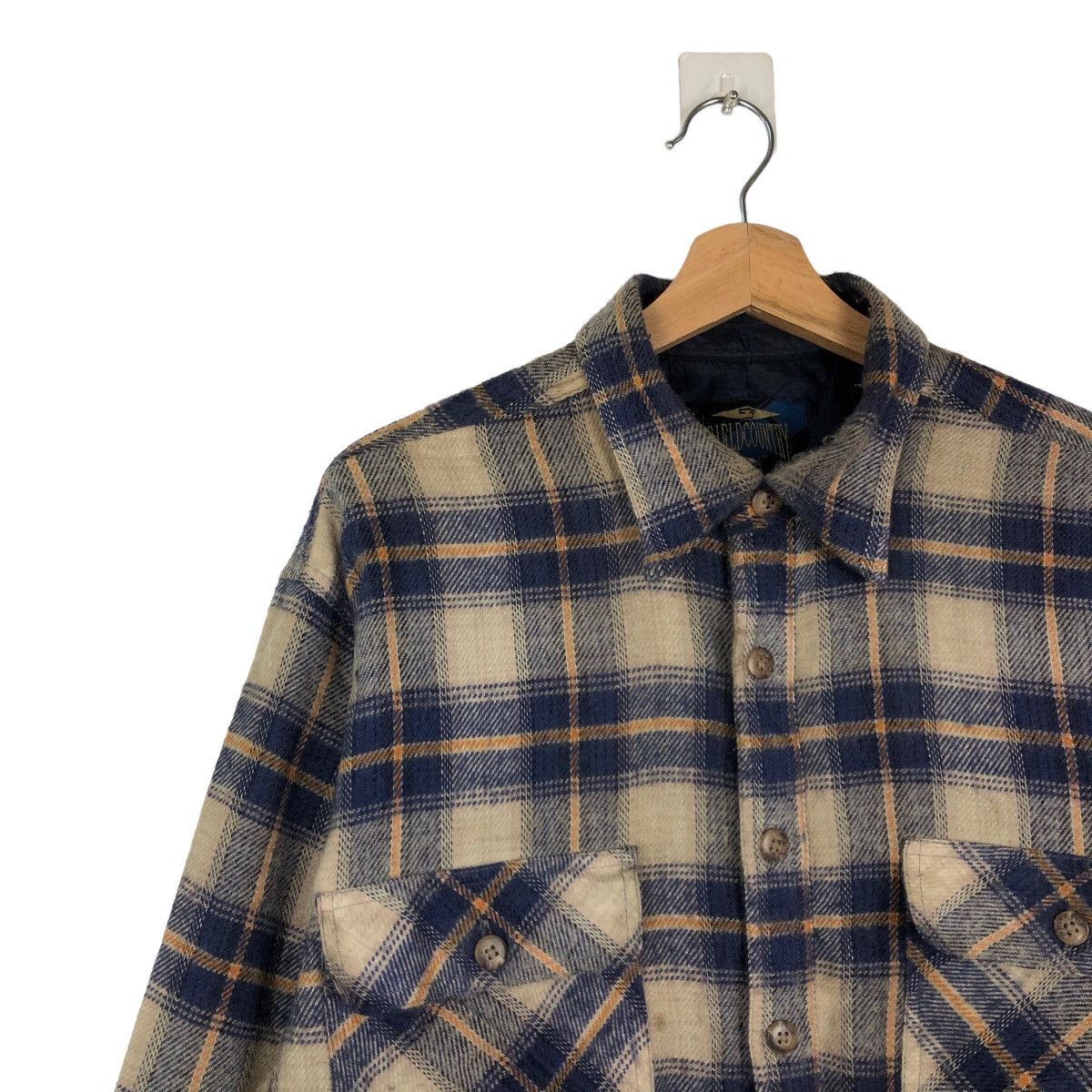 Japanese Brand VINTAGE FLANNEL JACKET TARTAN DESIGN FIELD COUNTRY Size US L / EU 52-54 / 3 - 6 Thumbnail