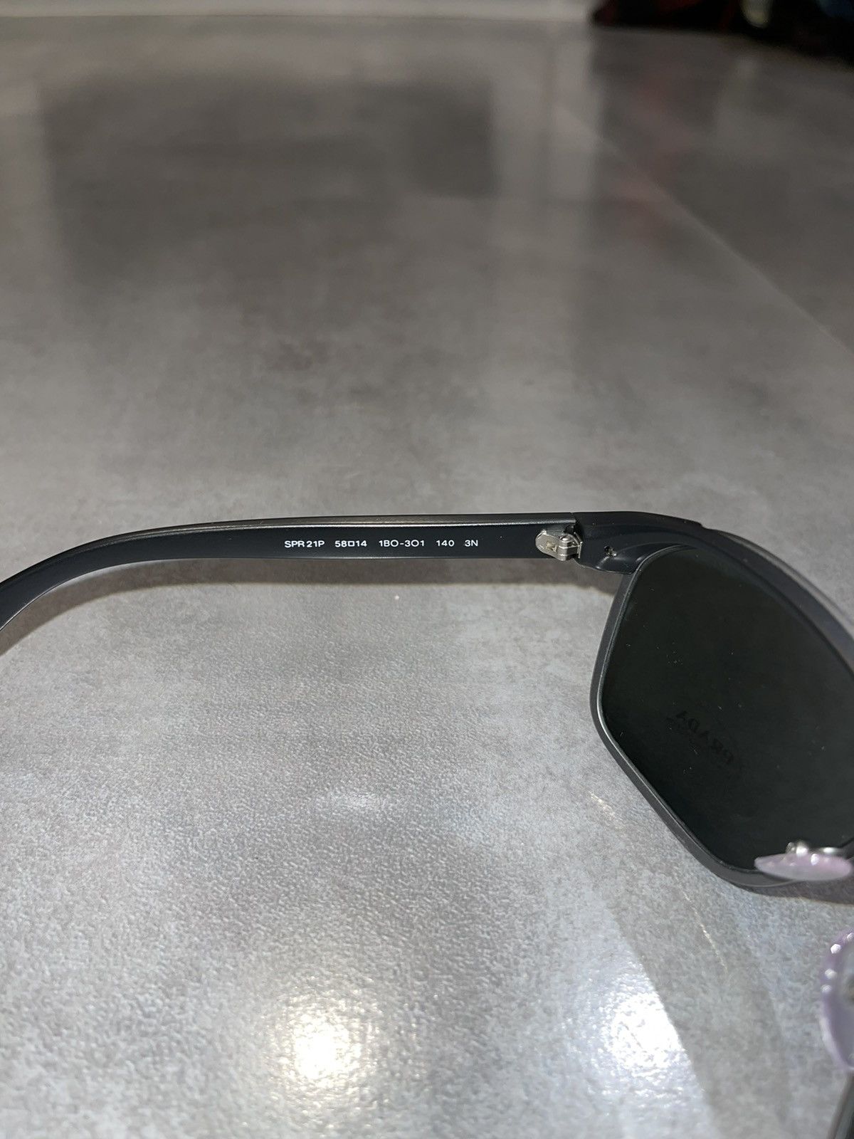 Prada Prada SPR21P 1BO-3O1 Black Aviator Sunglasses Size ONE SIZE - 12 Thumbnail