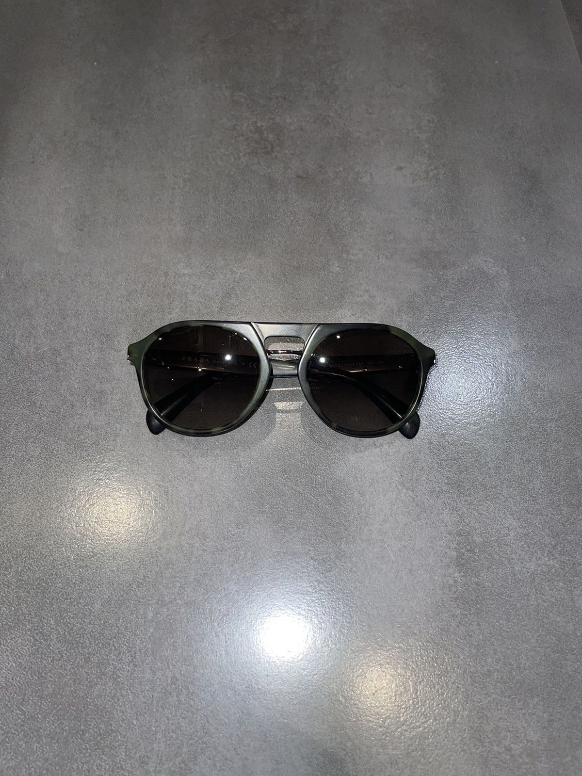 Prada Prada SPR09P NAJ-1X1 Camo Sunglasses Size ONE SIZE - 4 Thumbnail