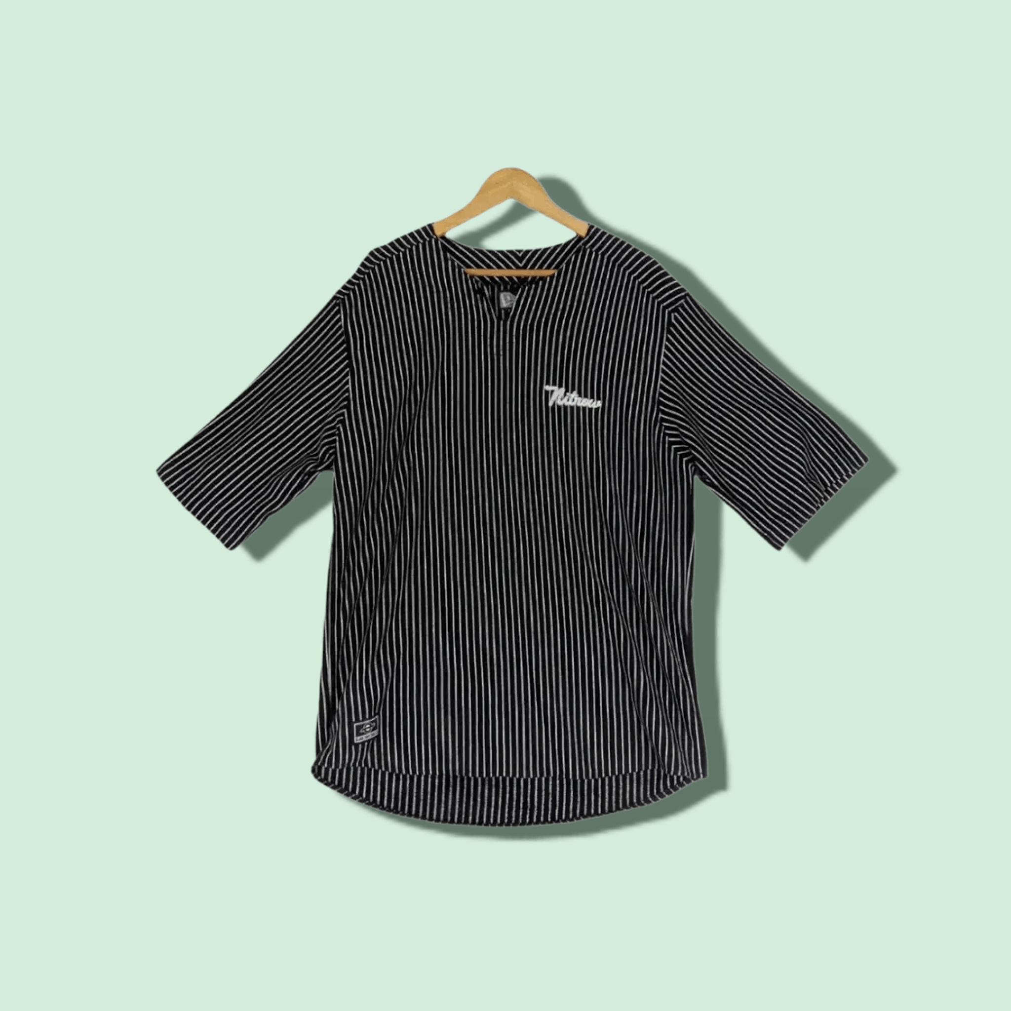 Japanese Brand × MLB Vintage NITROW Japan Baseball MLB Shirt Size US L / EU 52-54 / 3 - 1 Thumbnail