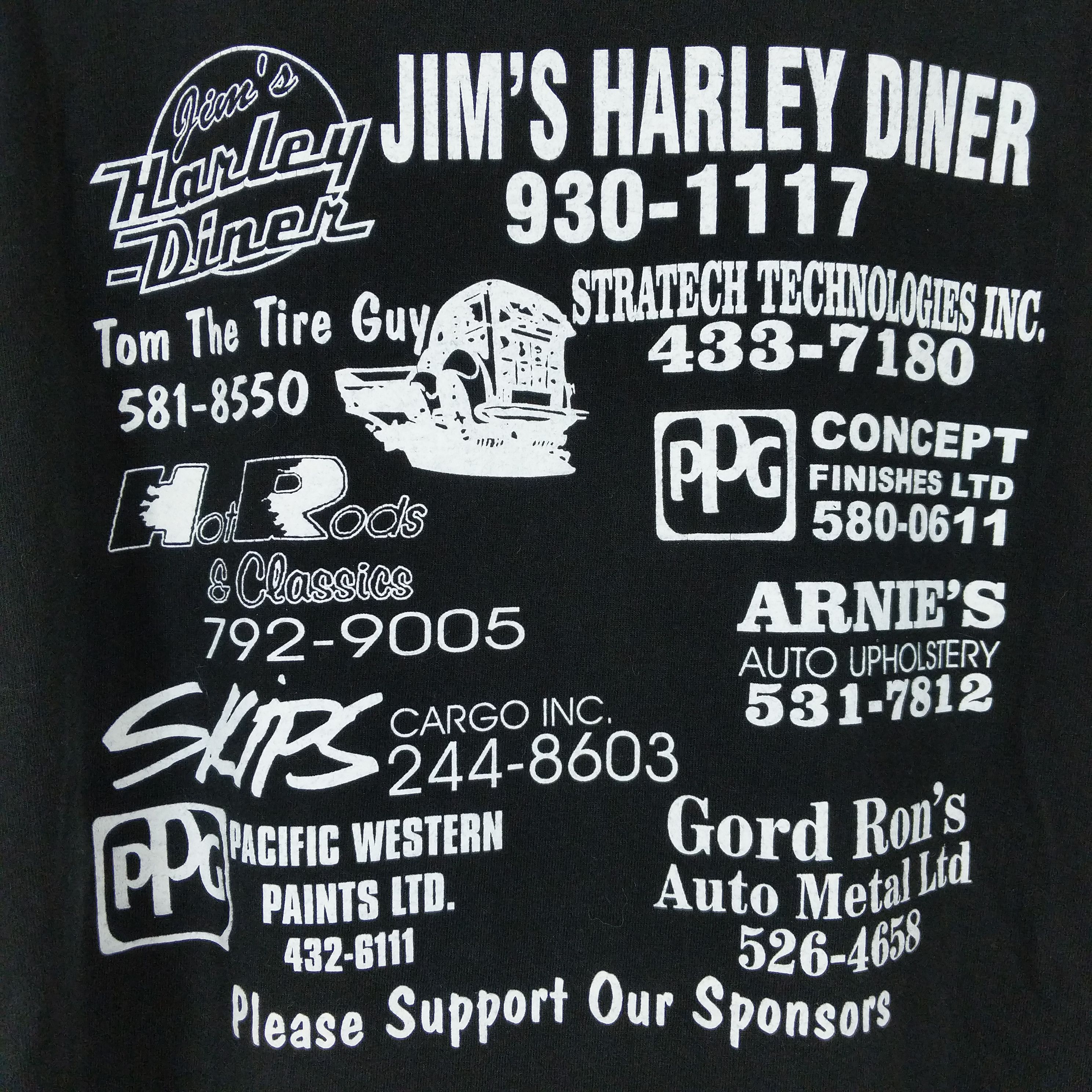 Harley Davidson Crazy Vintage 90s Lowrider Hot Rod Truck Show Harley T Shirt Size US L / EU 52-54 / 3 - 4 Thumbnail