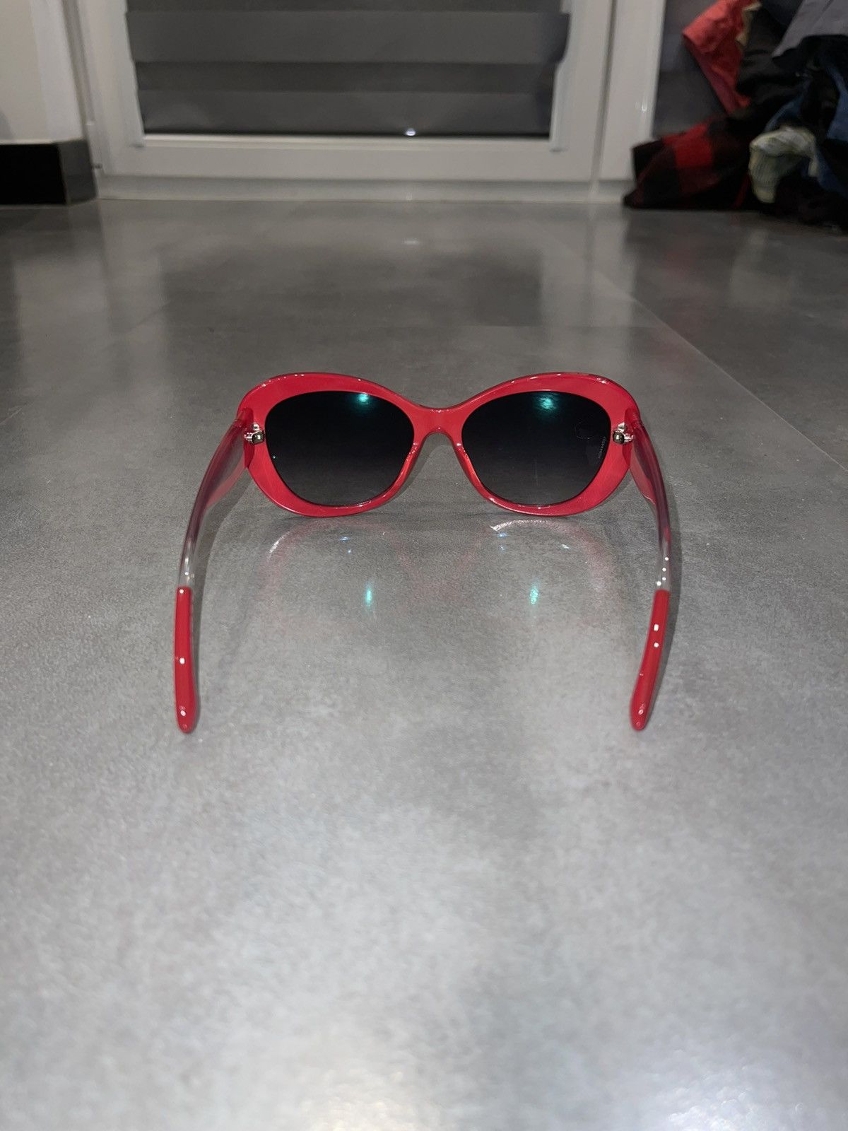 Chanel Chanel 5264 C.1343/S6 Red Transparent Cobain Sunglasses Size ONE SIZE - 8 Thumbnail
