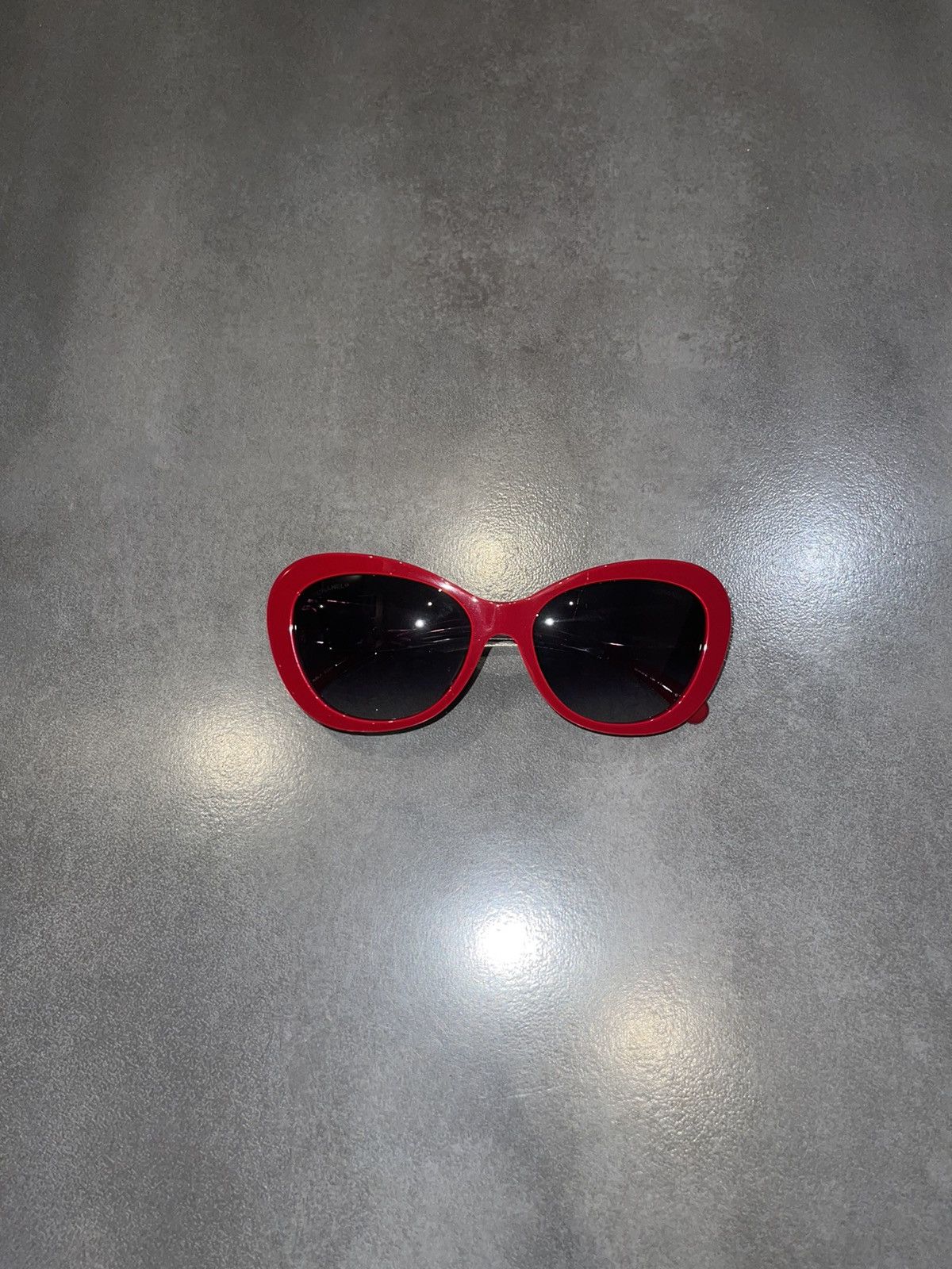 Chanel Chanel 5264 C.1343/S6 Red Transparent Cobain Sunglasses Size ONE SIZE - 4 Thumbnail