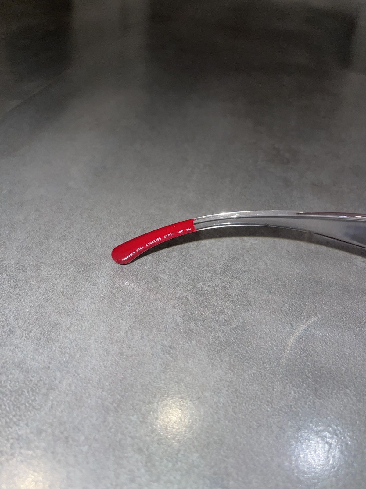 Chanel Chanel 5264 C.1343/S6 Red Transparent Cobain Sunglasses Size ONE SIZE - 13 Thumbnail