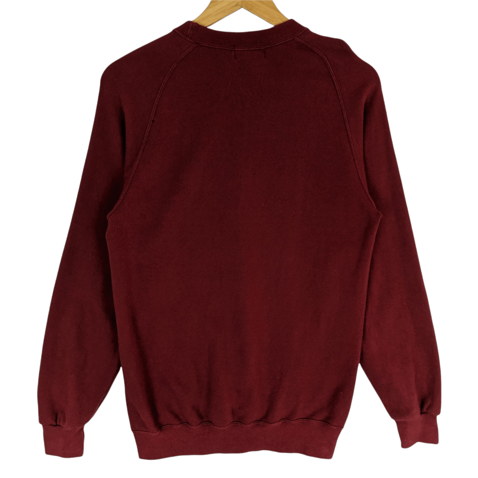 Japanese Brand × Vintage Vintage 90's DUNLOP Red Plain Jumper Sweatshirt Size US S / EU 44-46 / 1 - 6 Thumbnail