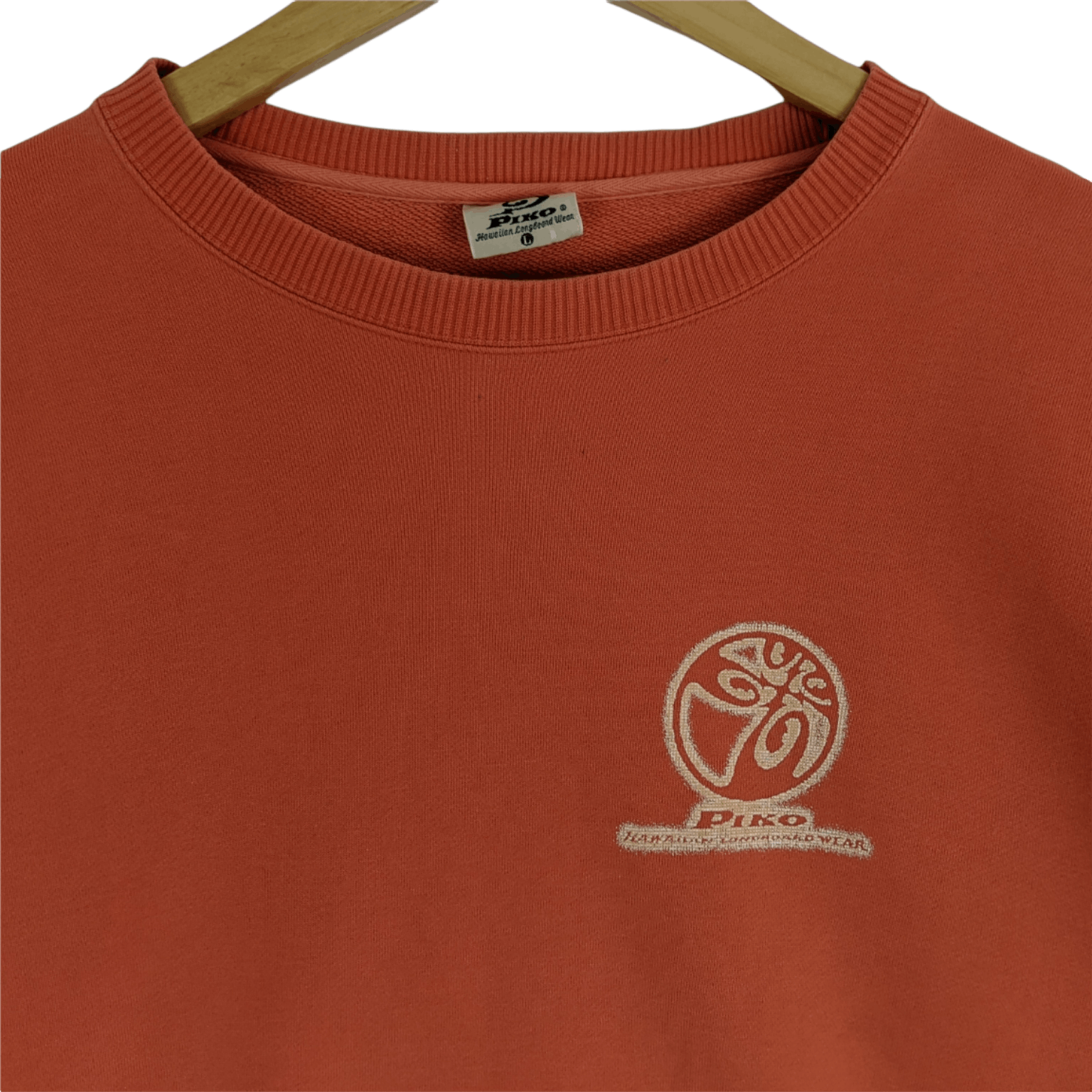 Japanese Brand Vintage PIKO Surfboard Surfwear Big Logo Jumper Sweatshirt Size US L / EU 52-54 / 3 - 7 Thumbnail