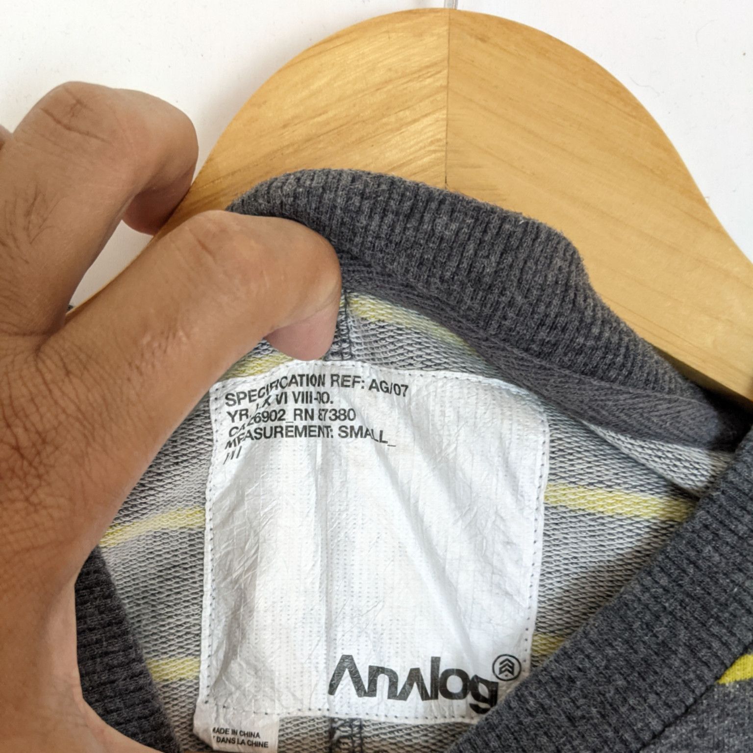 Analog ANALOG Japan Grunge Striped Jumper Sweatshirt Size US S / EU 44-46 / 1 - 8 Thumbnail