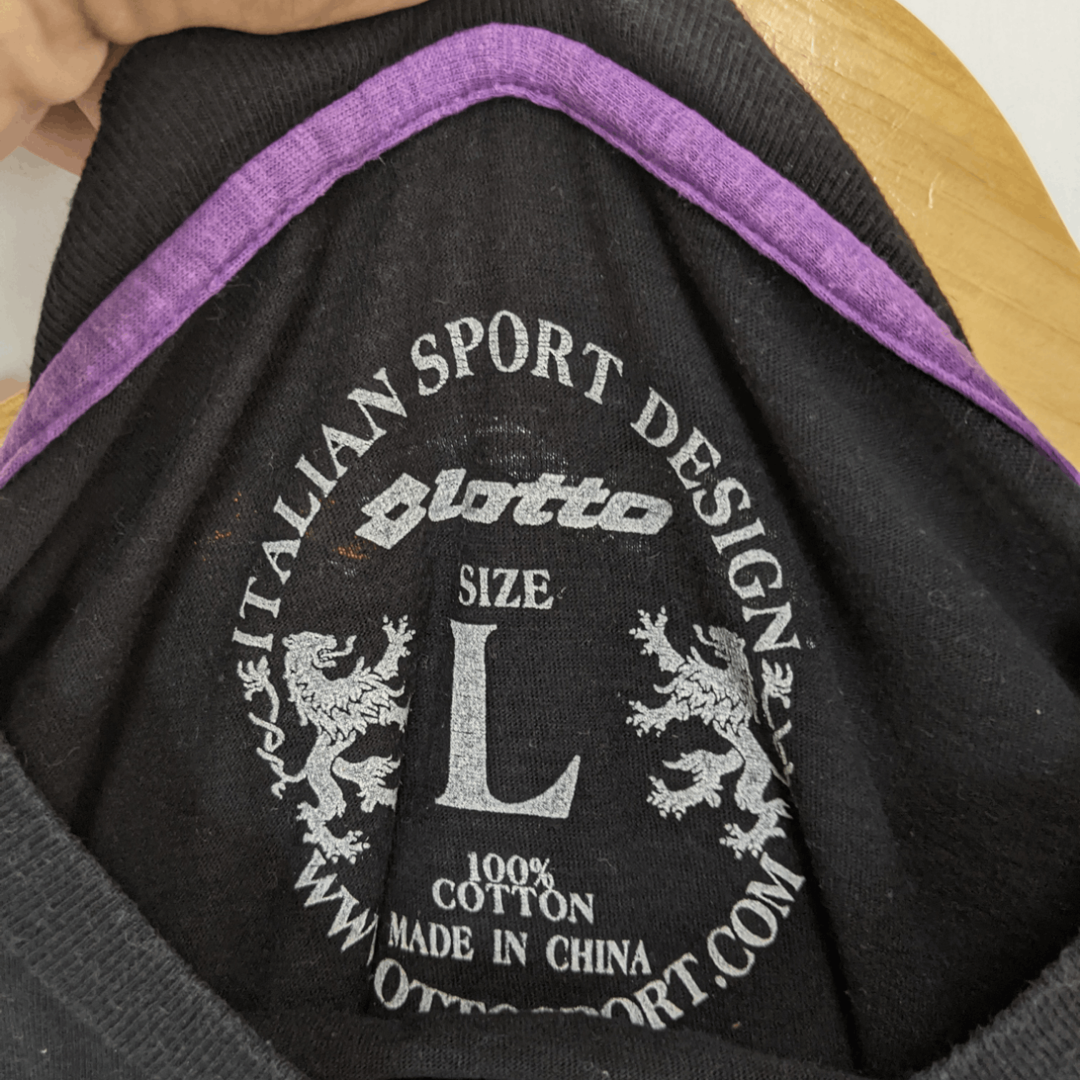 Lotto Sport LOTTO Big Spell Out Long Sleeve T-Shirt Size US L / EU 52-54 / 3 - 8 Thumbnail