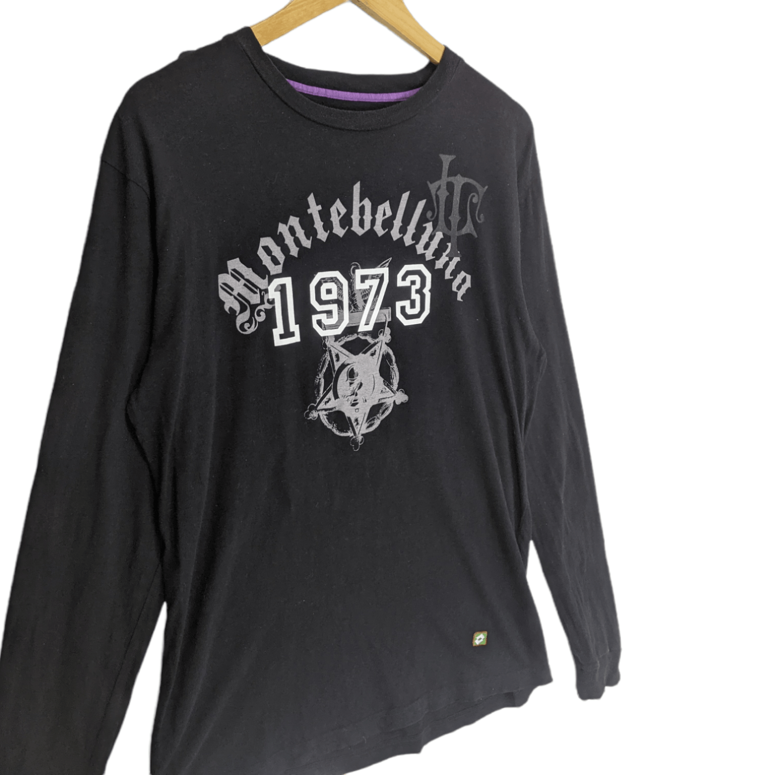Lotto Sport LOTTO Big Spell Out Long Sleeve T-Shirt Size US L / EU 52-54 / 3 - 3 Thumbnail