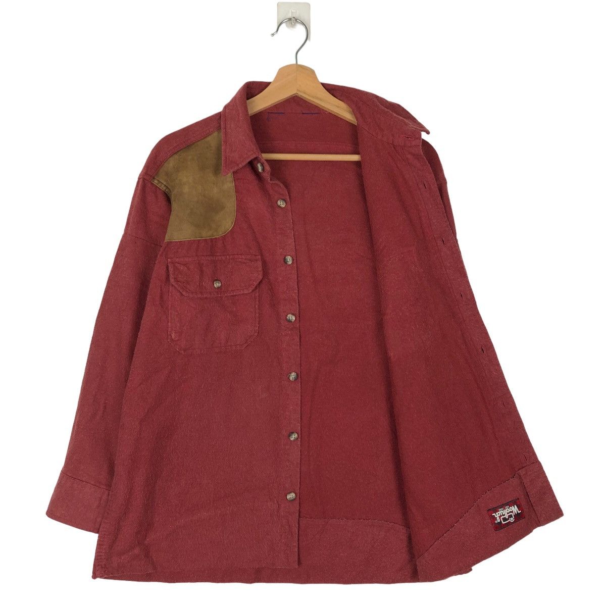 Woolrich Woolen Mills VERY RARE WOOLRICH SHOULDERS COWHIDE DESIGN Size US L / EU 52-54 / 3 - 9 Thumbnail