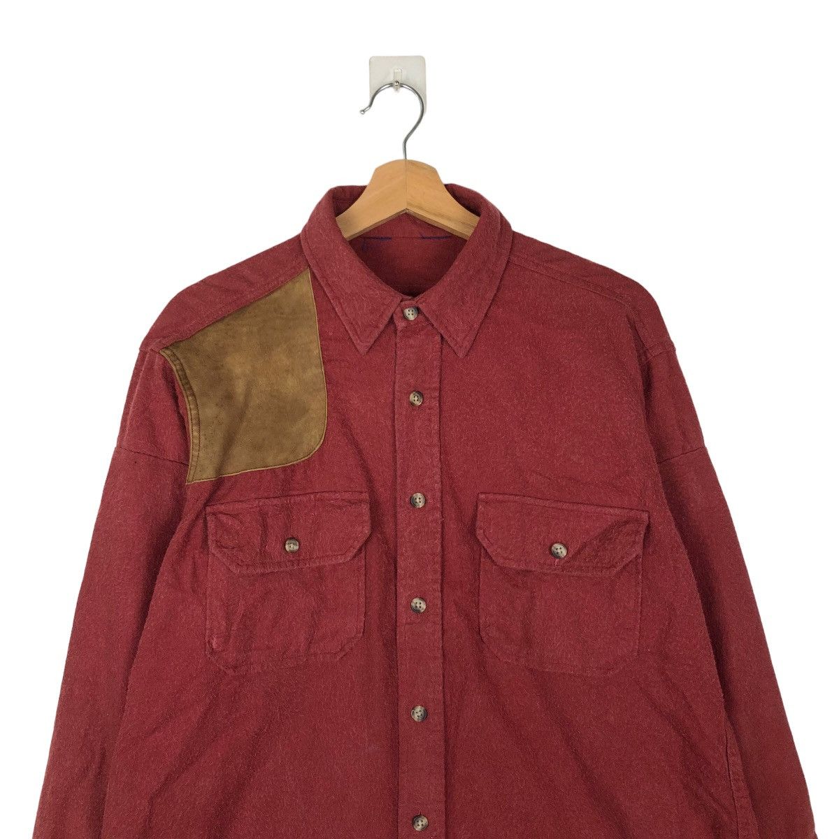 Woolrich Woolen Mills VERY RARE WOOLRICH SHOULDERS COWHIDE DESIGN Size US L / EU 52-54 / 3 - 2 Thumbnail