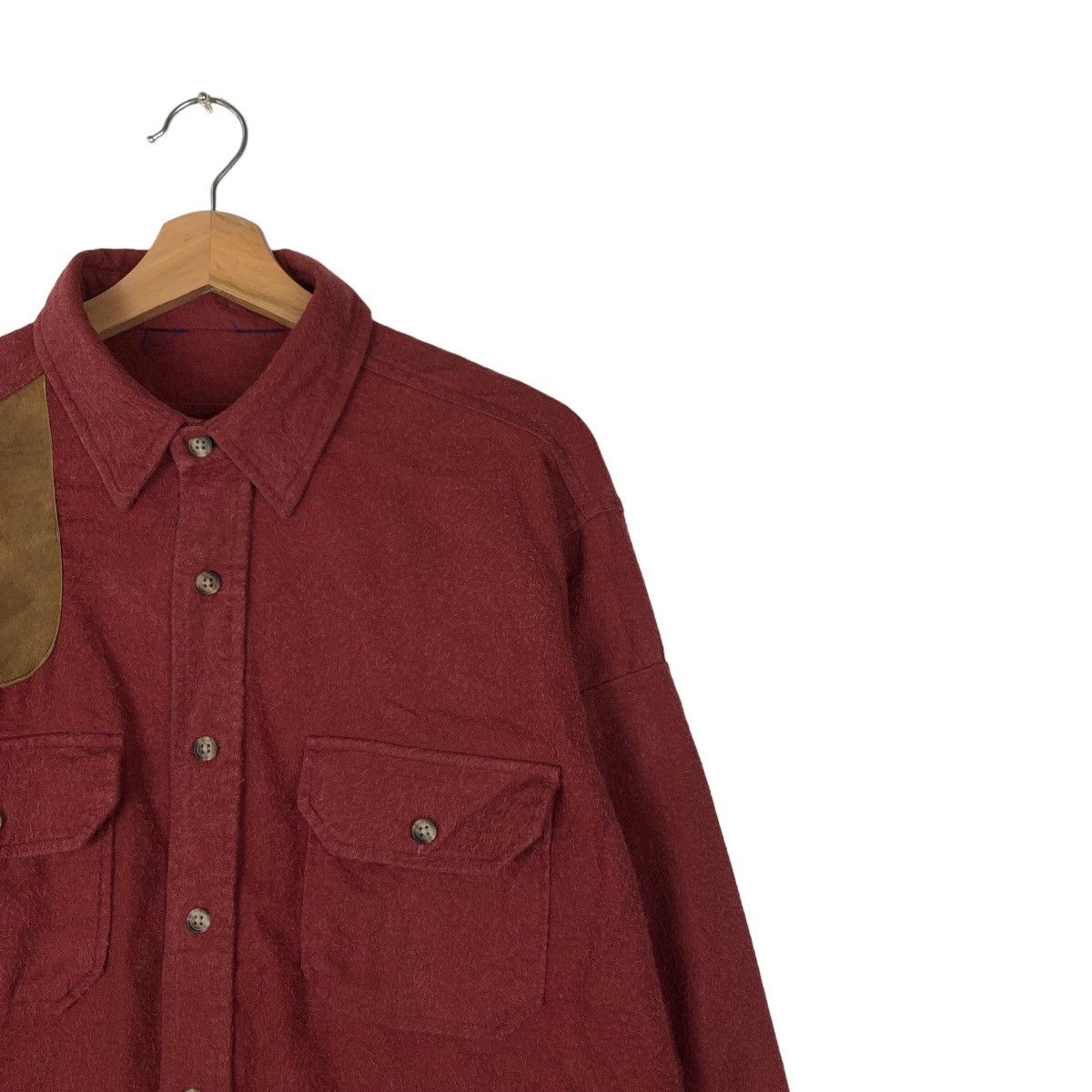 Woolrich Woolen Mills VERY RARE WOOLRICH SHOULDERS COWHIDE DESIGN Size US L / EU 52-54 / 3 - 3 Thumbnail