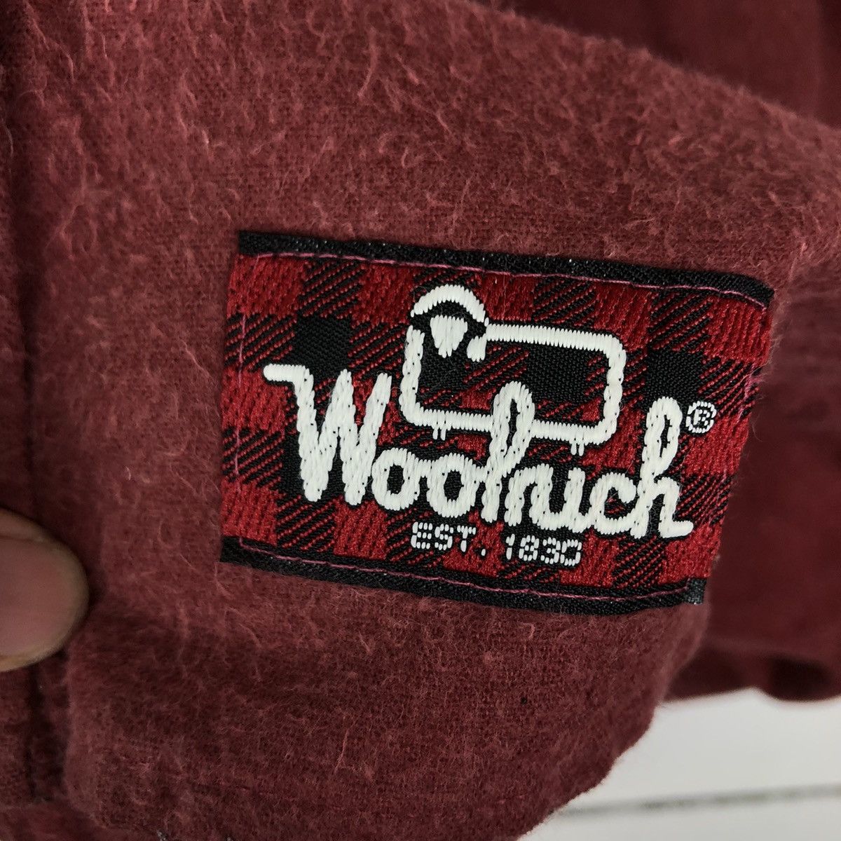 Woolrich Woolen Mills VERY RARE WOOLRICH SHOULDERS COWHIDE DESIGN Size US L / EU 52-54 / 3 - 12 Thumbnail