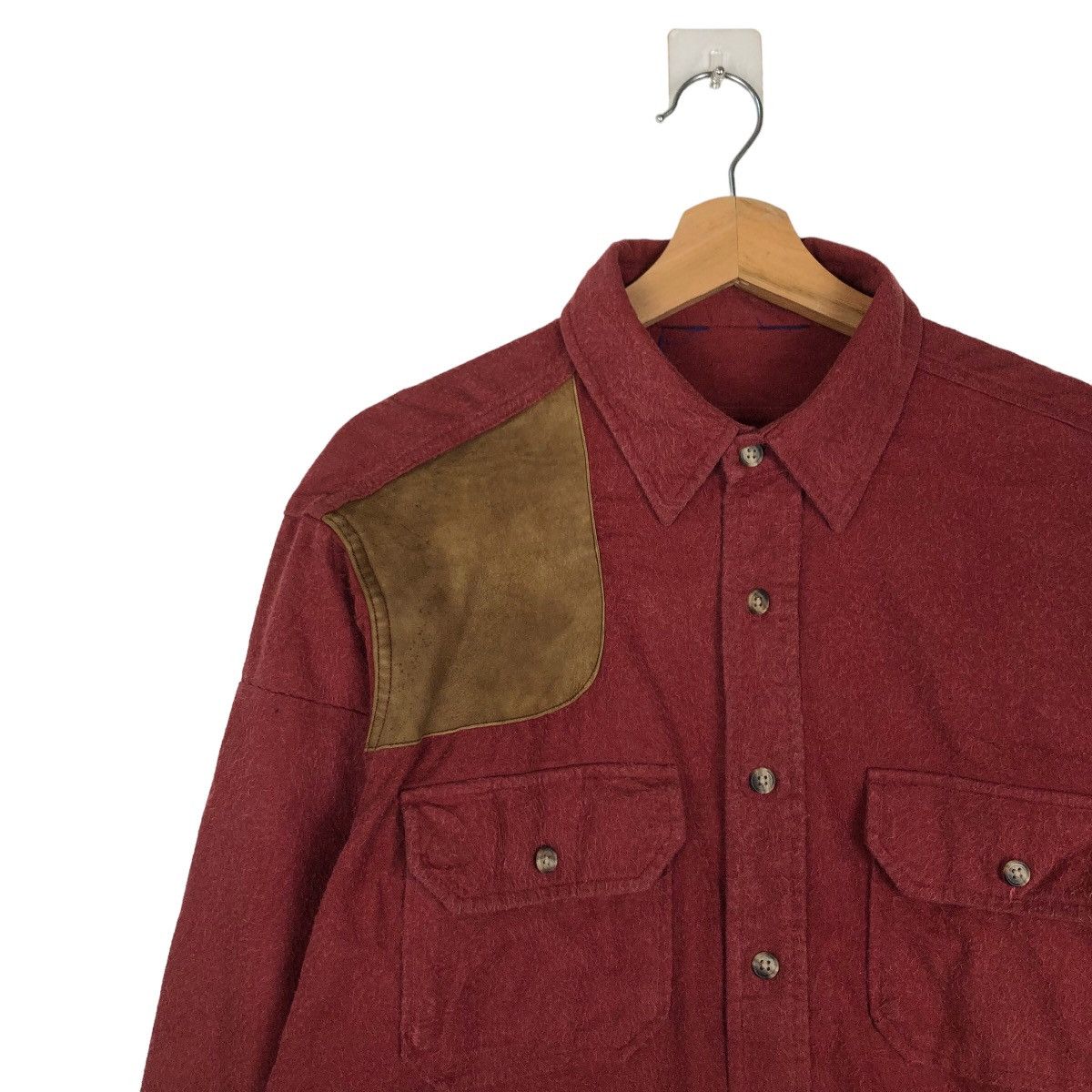 Woolrich Woolen Mills VERY RARE WOOLRICH SHOULDERS COWHIDE DESIGN Size US L / EU 52-54 / 3 - 6 Thumbnail