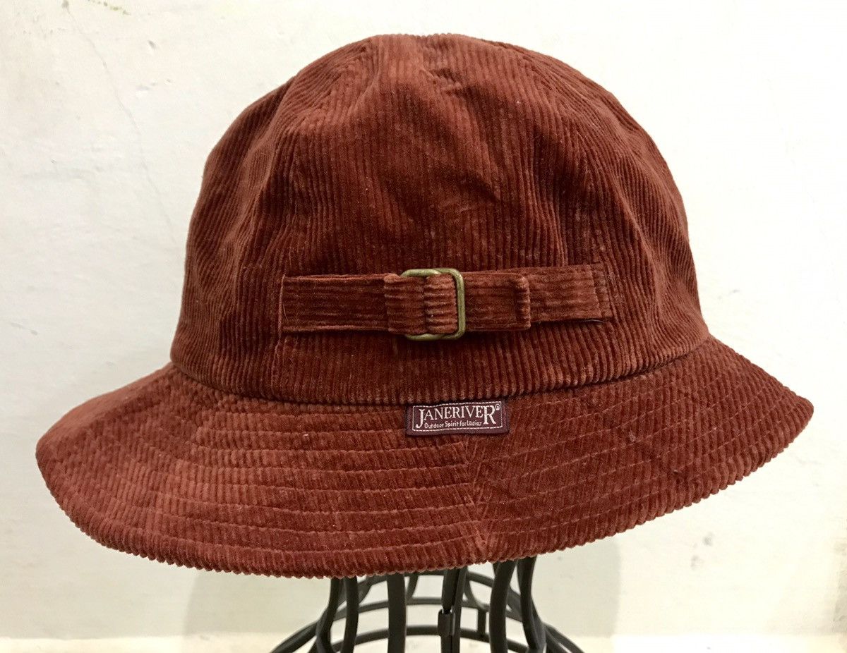 Asics × Vintage ASICS CORDUROY BUCKET HAT Size ONE SIZE - 1 Thumbnail