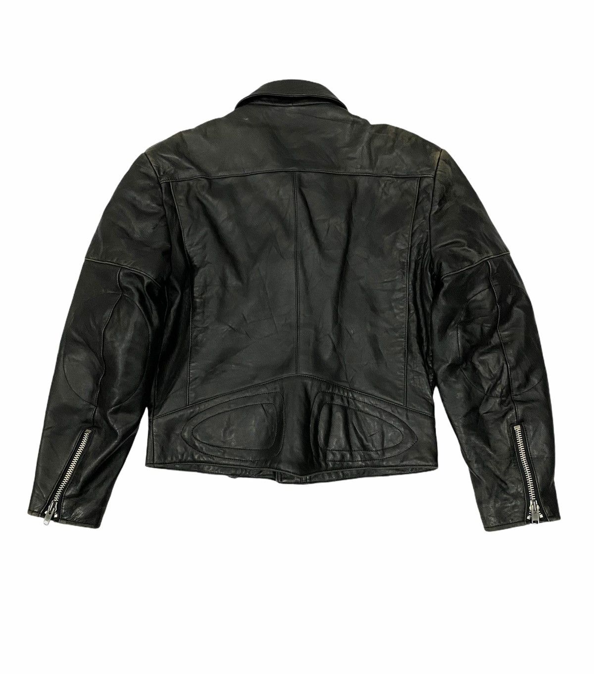 Sports Specialties Schillaci Leather Italy Double Collar Bikers Jacket Size US M / EU 48-50 / 2 - 4 Thumbnail