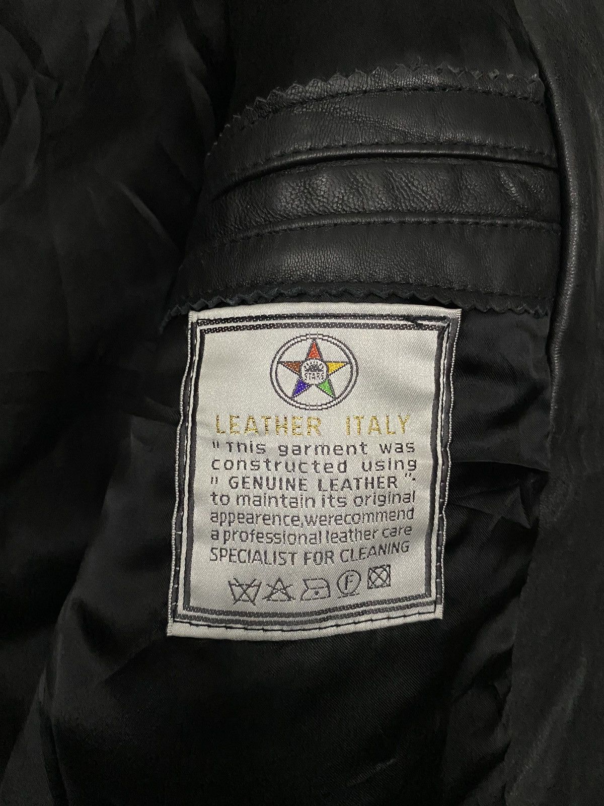 Sports Specialties Schillaci Leather Italy Double Collar Bikers Jacket Size US M / EU 48-50 / 2 - 9 Thumbnail