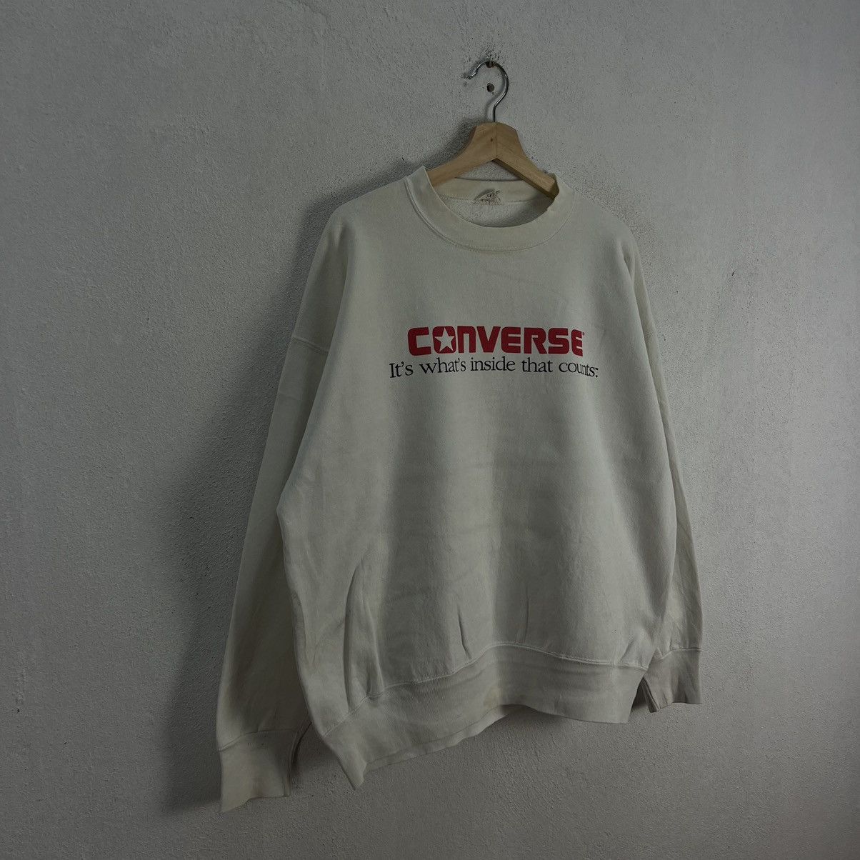 Converse TRUE VINTAGE CONVERSE MADE IN USA SWEATSHIRT BIG LOGO Size US XL / EU 56 / 4 - 2 Thumbnail