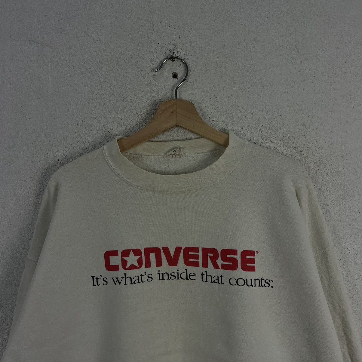 Converse TRUE VINTAGE CONVERSE MADE IN USA SWEATSHIRT BIG LOGO Size US XL / EU 56 / 4 - 3 Thumbnail