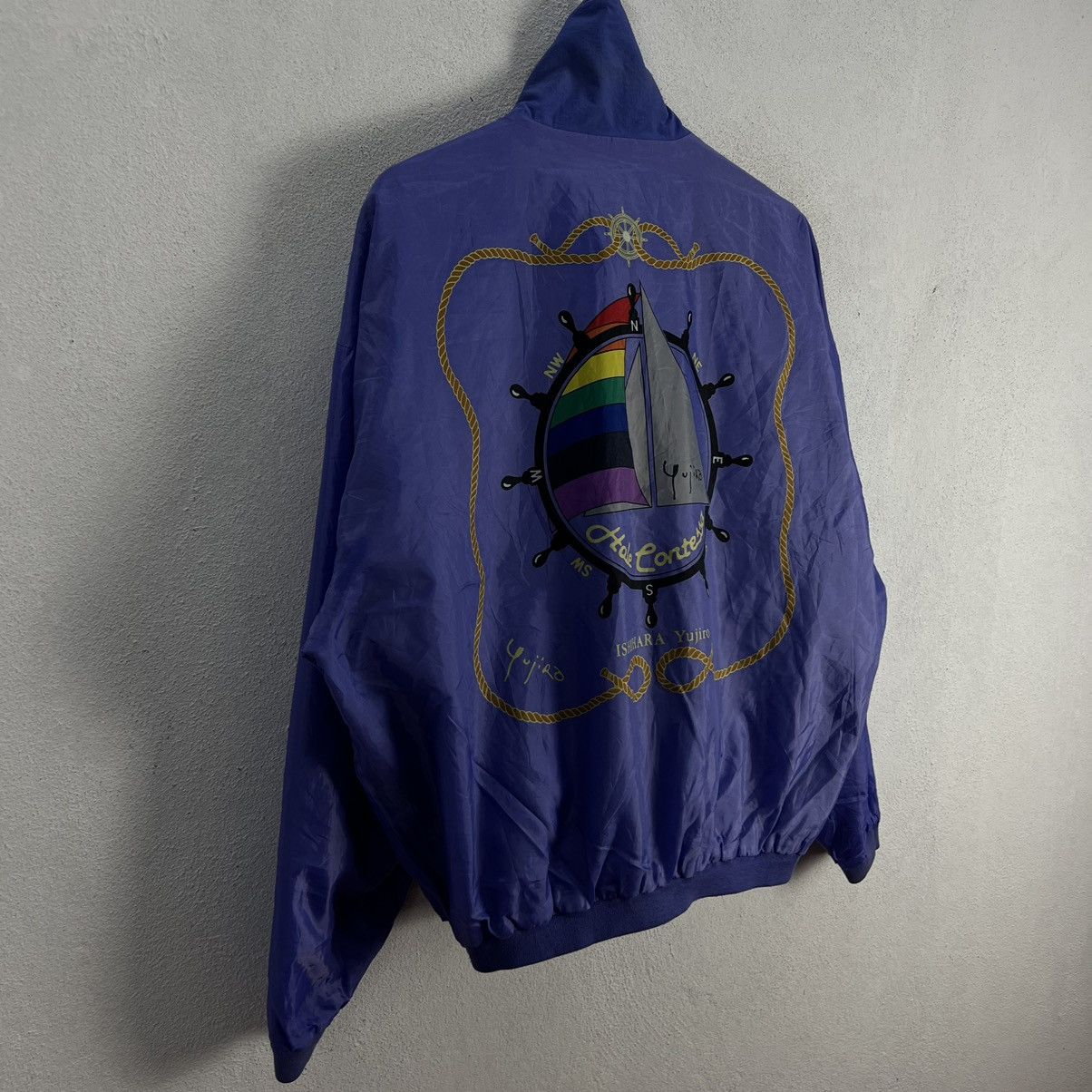 Japanese Brand VINTAGE BOMBER JACKET YUJIRO MADE IN JAPAN BIG LOGO Size US S / EU 44-46 / 1 - 11 Thumbnail