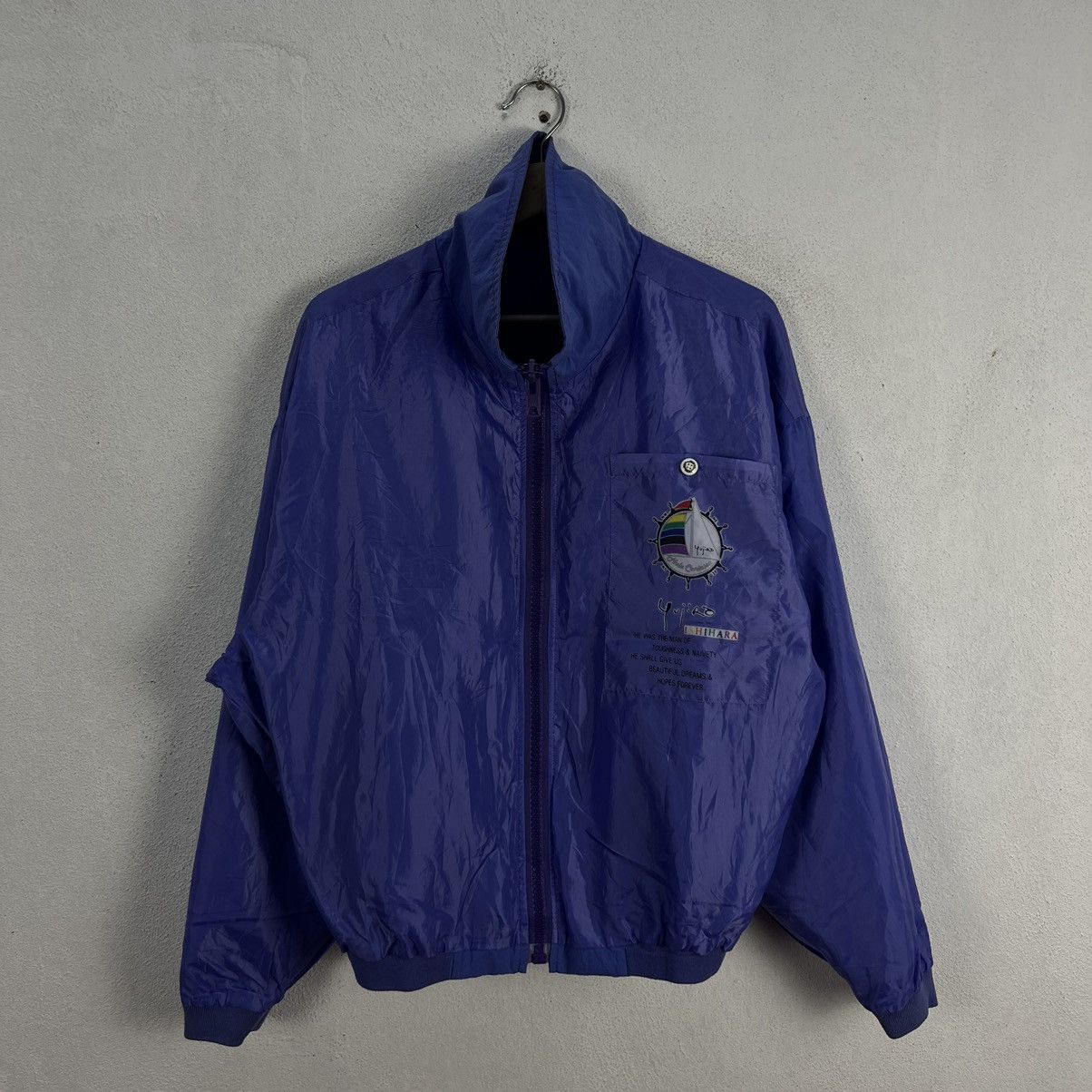 Japanese Brand VINTAGE BOMBER JACKET YUJIRO MADE IN JAPAN BIG LOGO Size US S / EU 44-46 / 1 - 7 Thumbnail